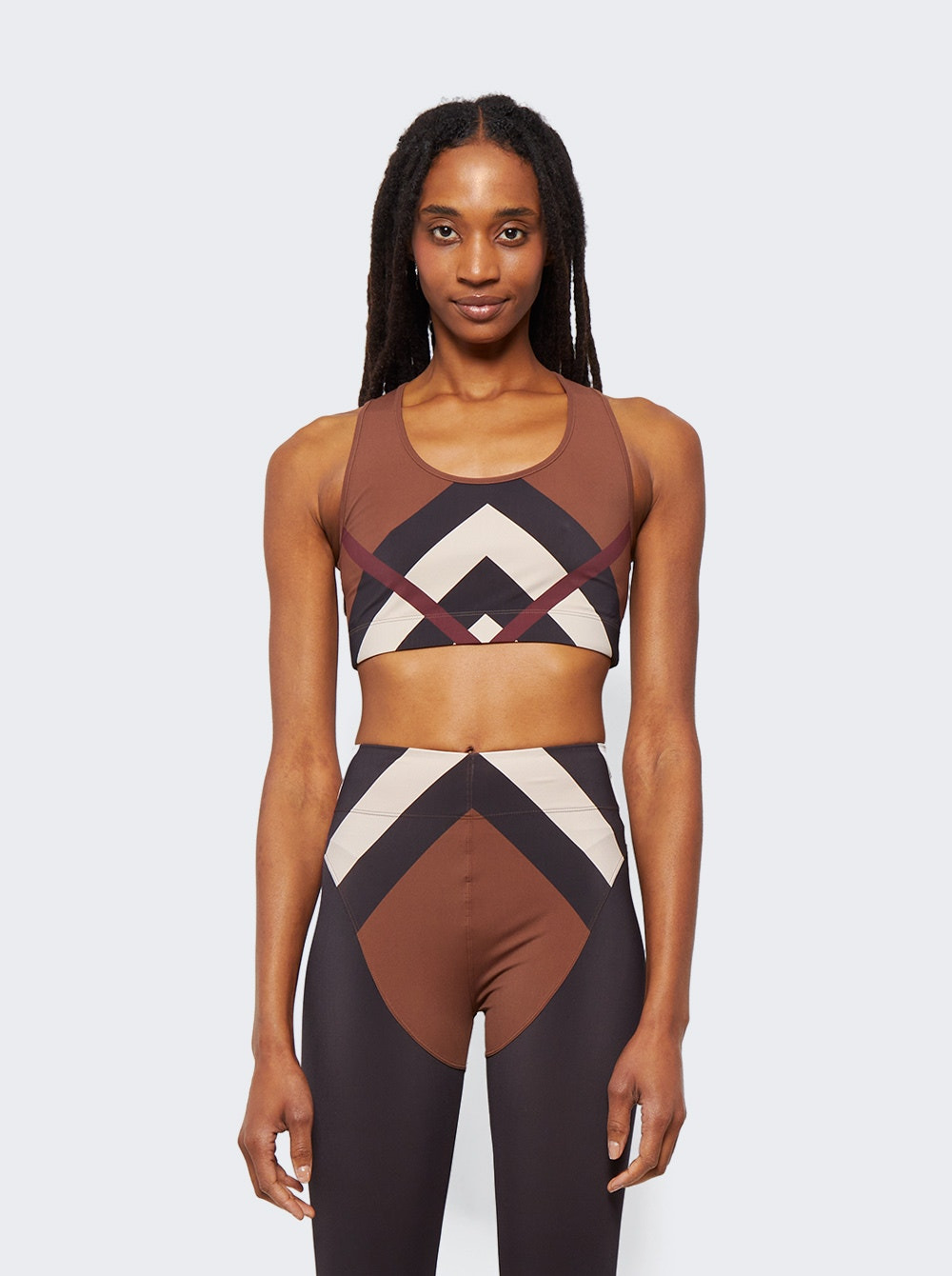 Immy Cropped Top Dark Birch Brown - 3