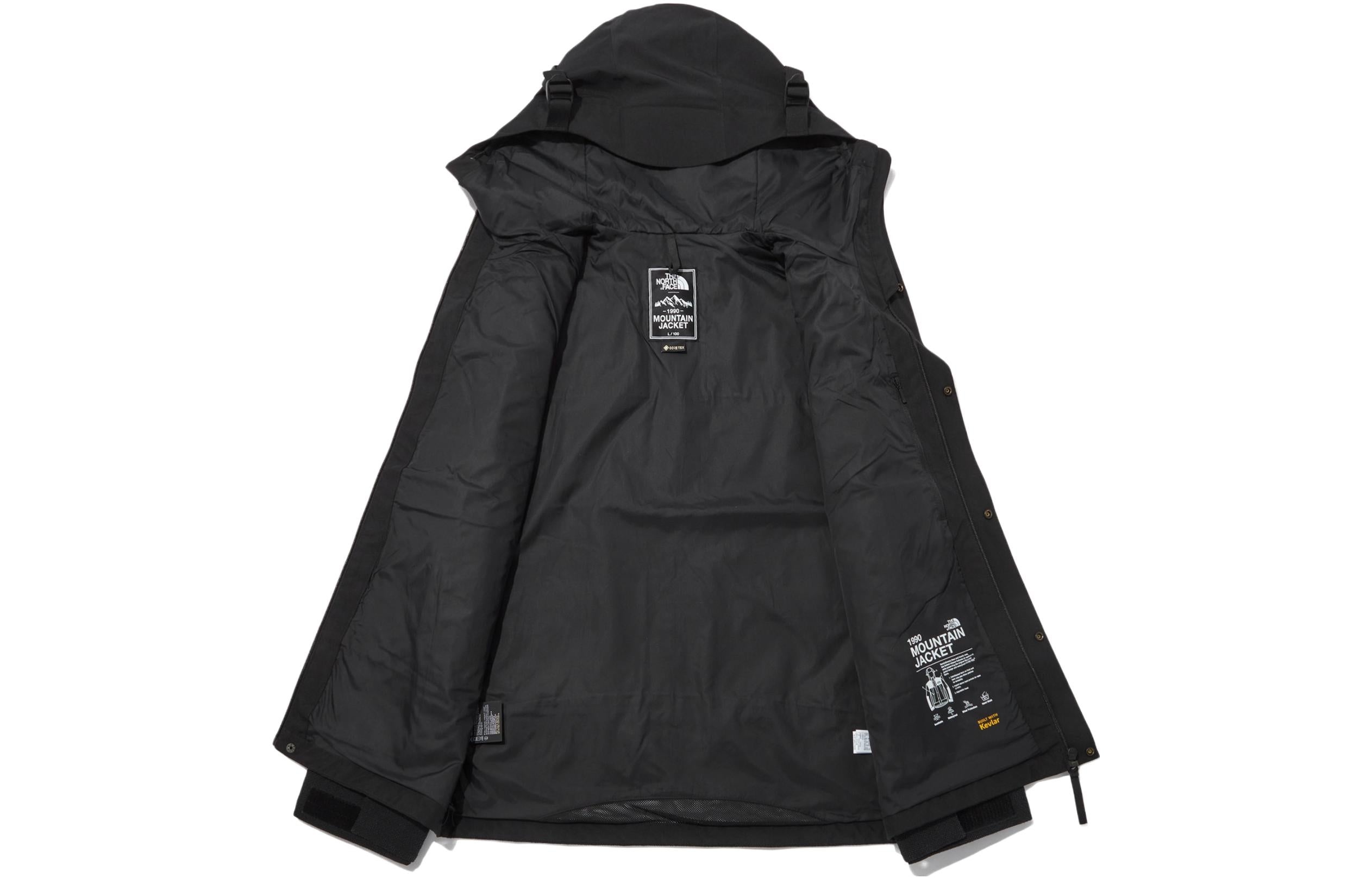 THE NORTH FACE SS23 1990 Kevlar Gore-tex Mountain Jacket 'Black' NJ2GP11A - 3