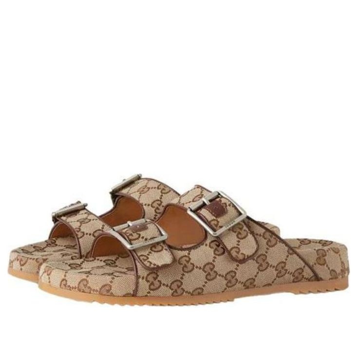 Gucci Double g Alphabet Straps Fashion Sandals 658020-2HK60-9791 - 1