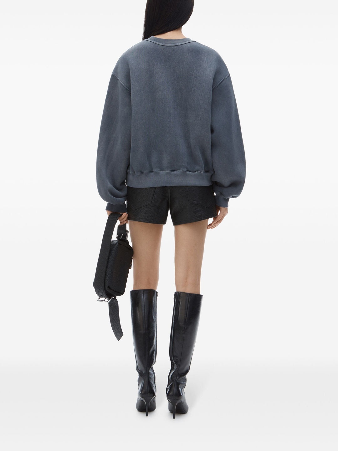 Puff Logo Sweatshirt In Structured Terry - 3