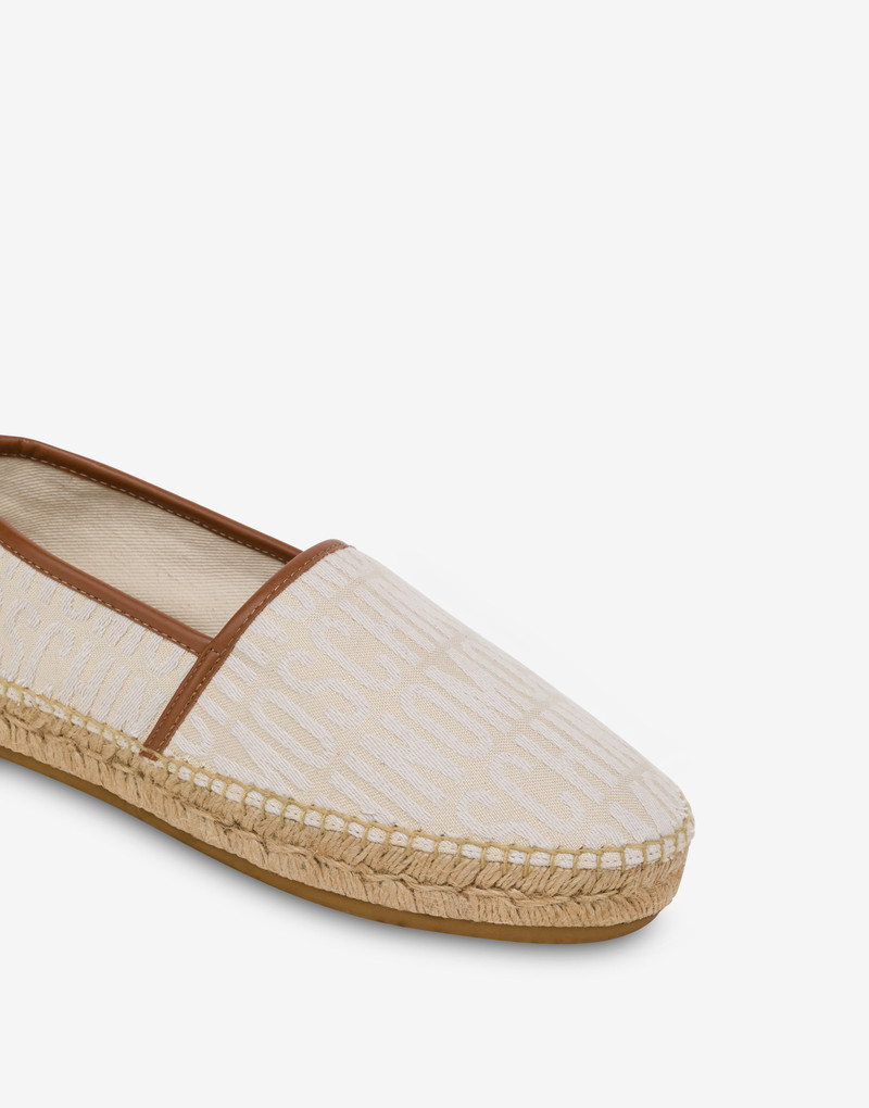 ALLOVER LOGO CANVAS ESPADRILLES 4