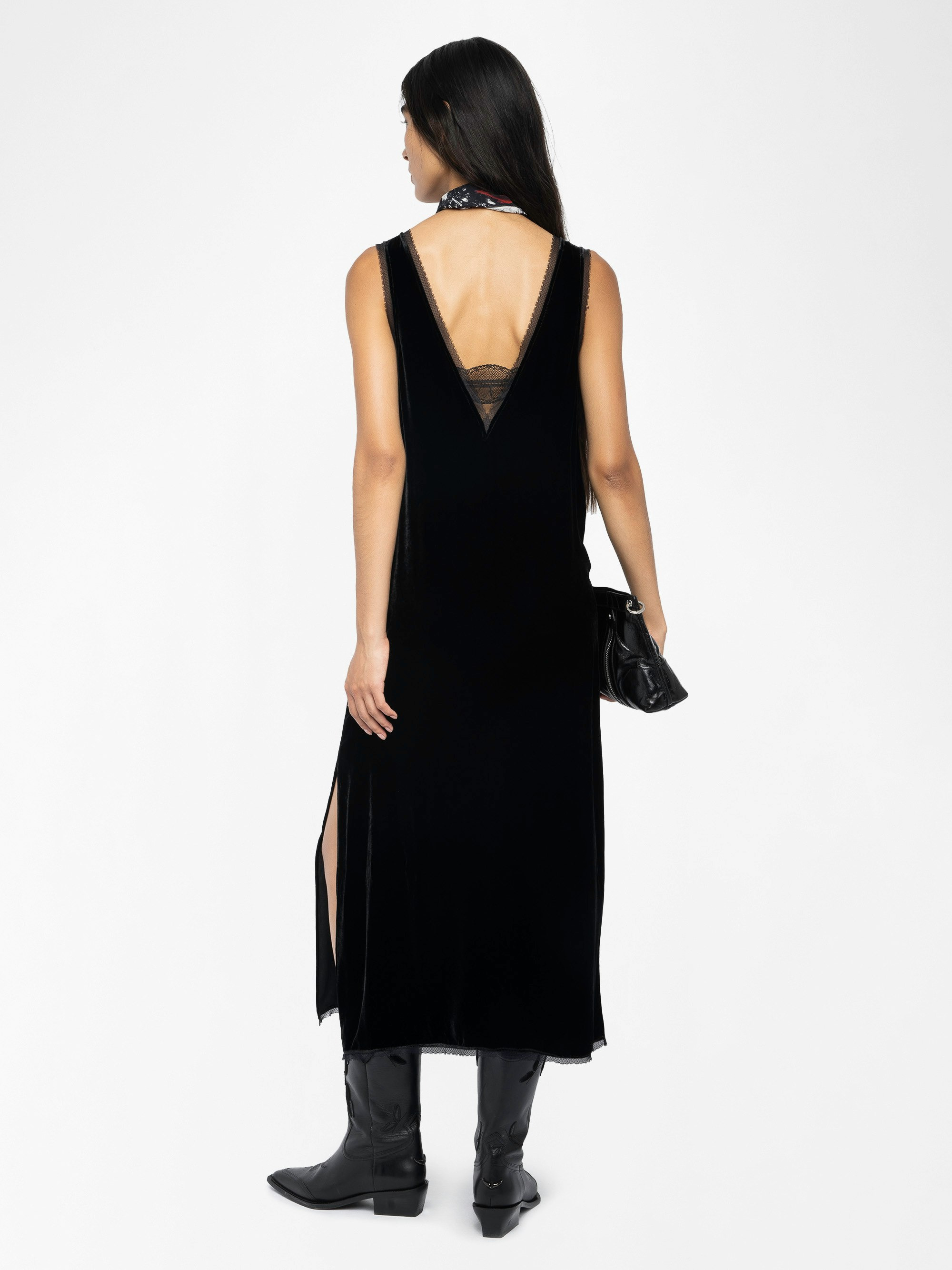 Renzo Velvet Dress - 3