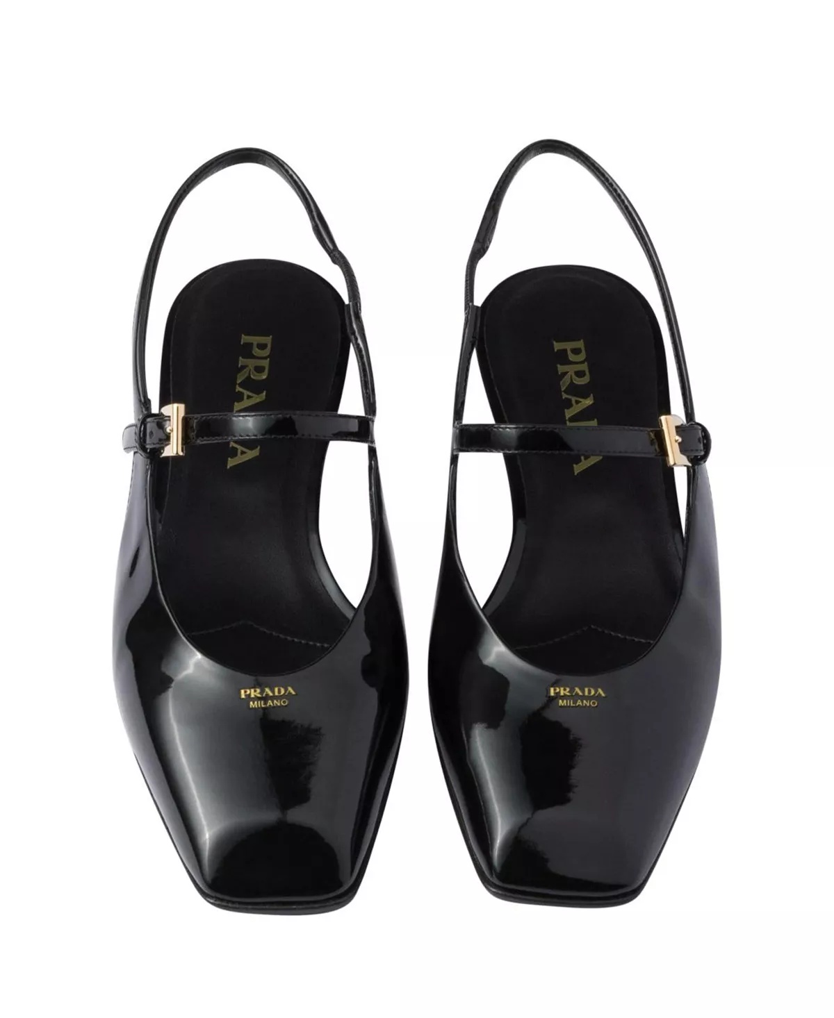 Women's Patent Leather Slingback Ballerinas - 3