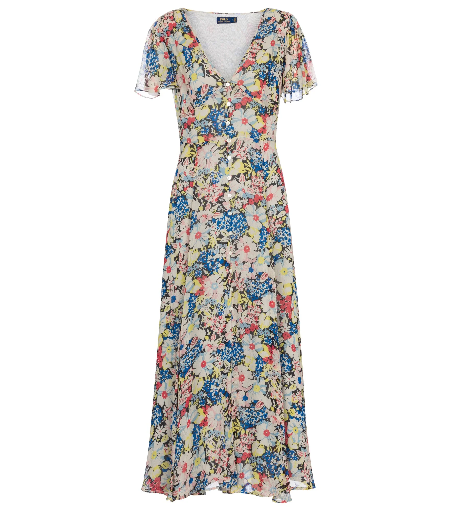 Floral midi dress - 1