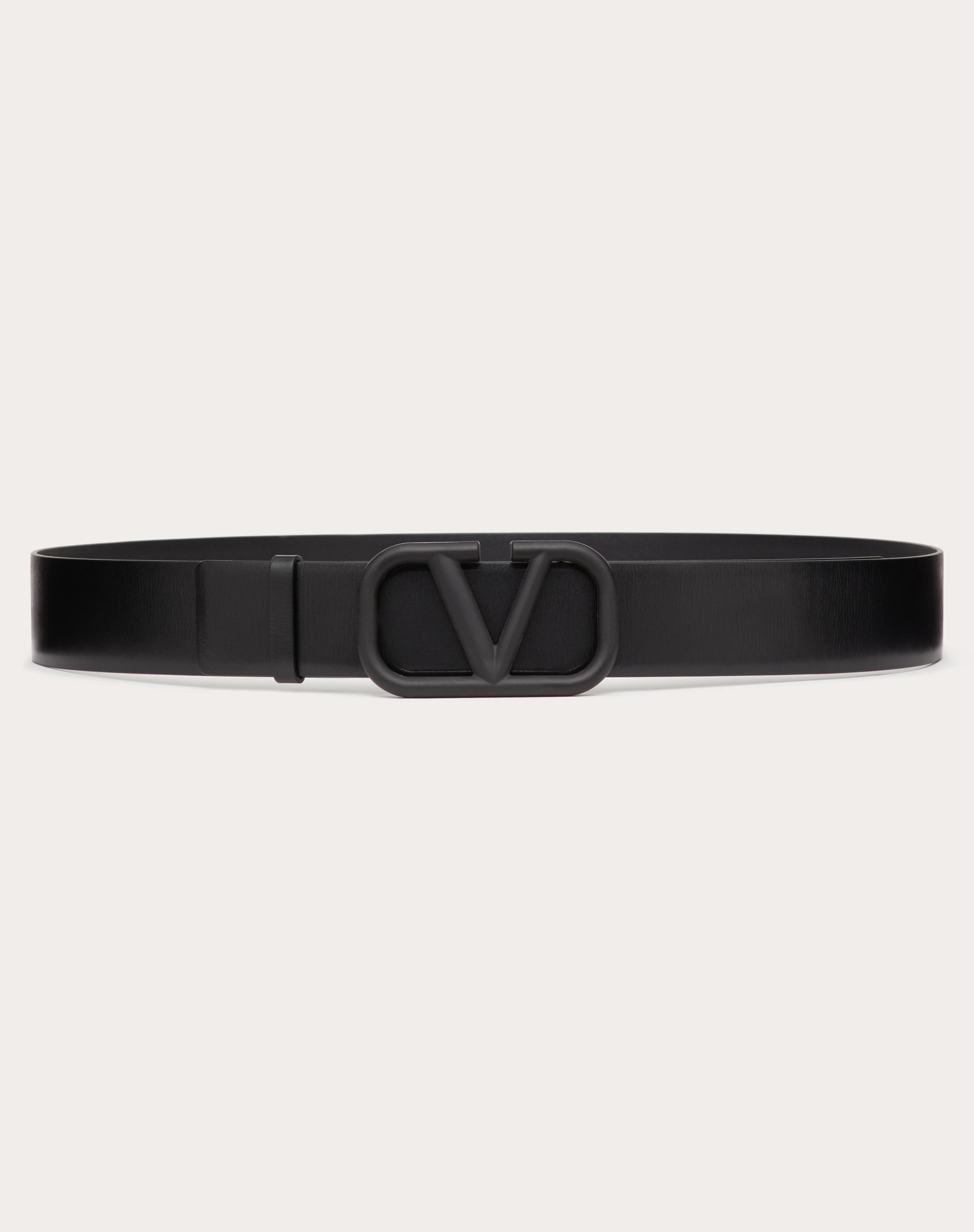 VLOGO SIGNATURE CALFSKIN BELT - 1