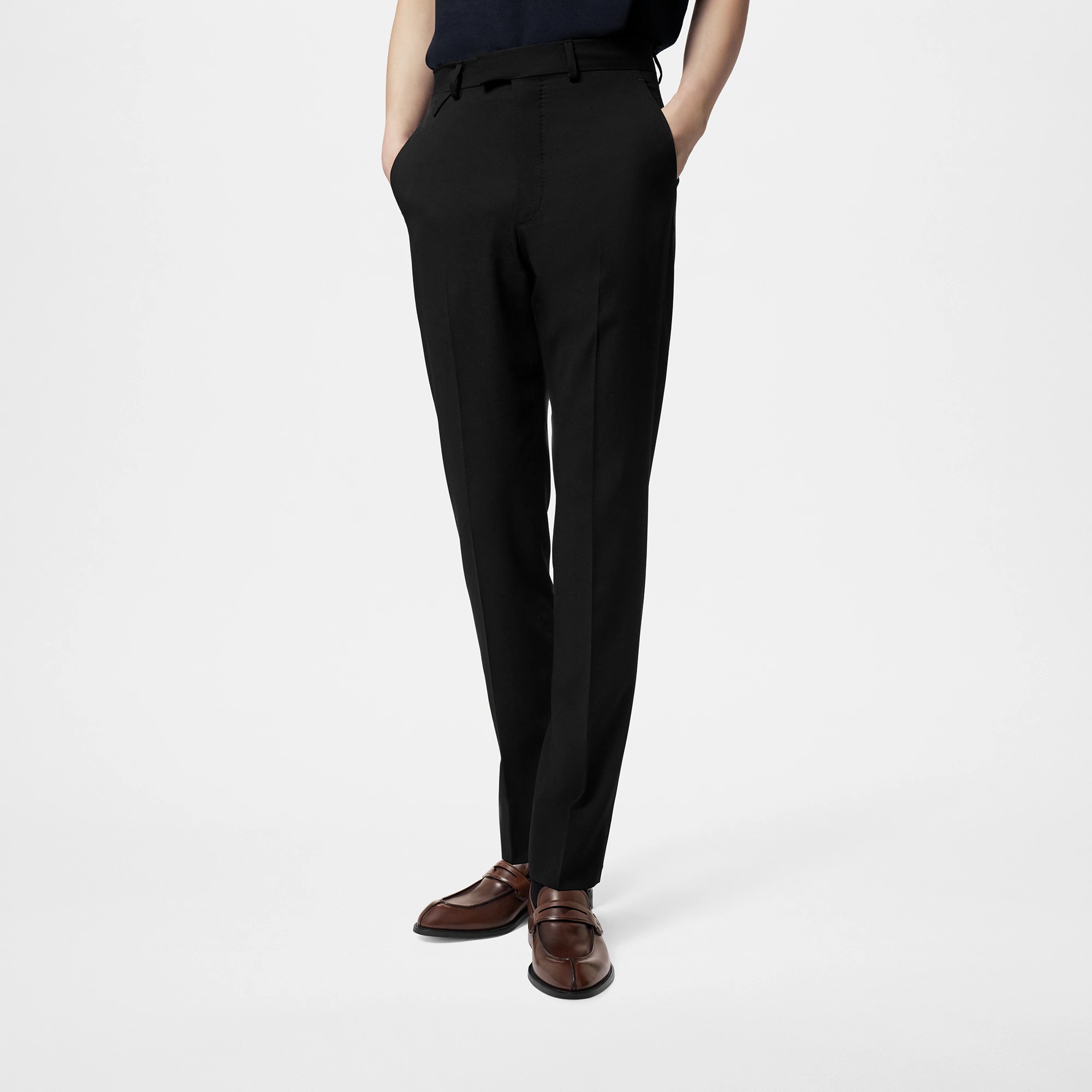 Single-Breasted Wool Blend Pont Neuf Suit - 6