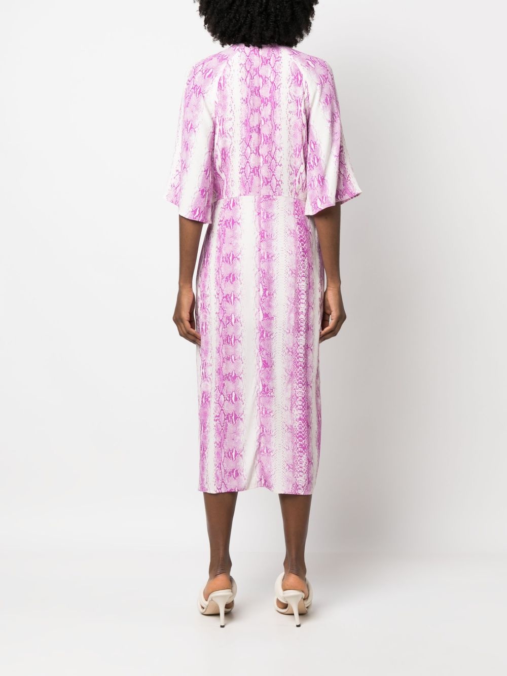 Dooler snakeskin-print midi dress - 4