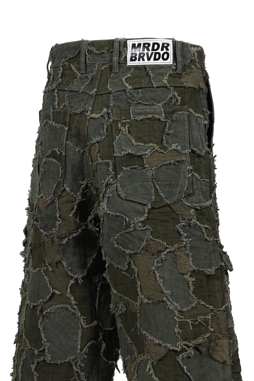 FIELD CAMO CARGO SHORT / OLV - 5