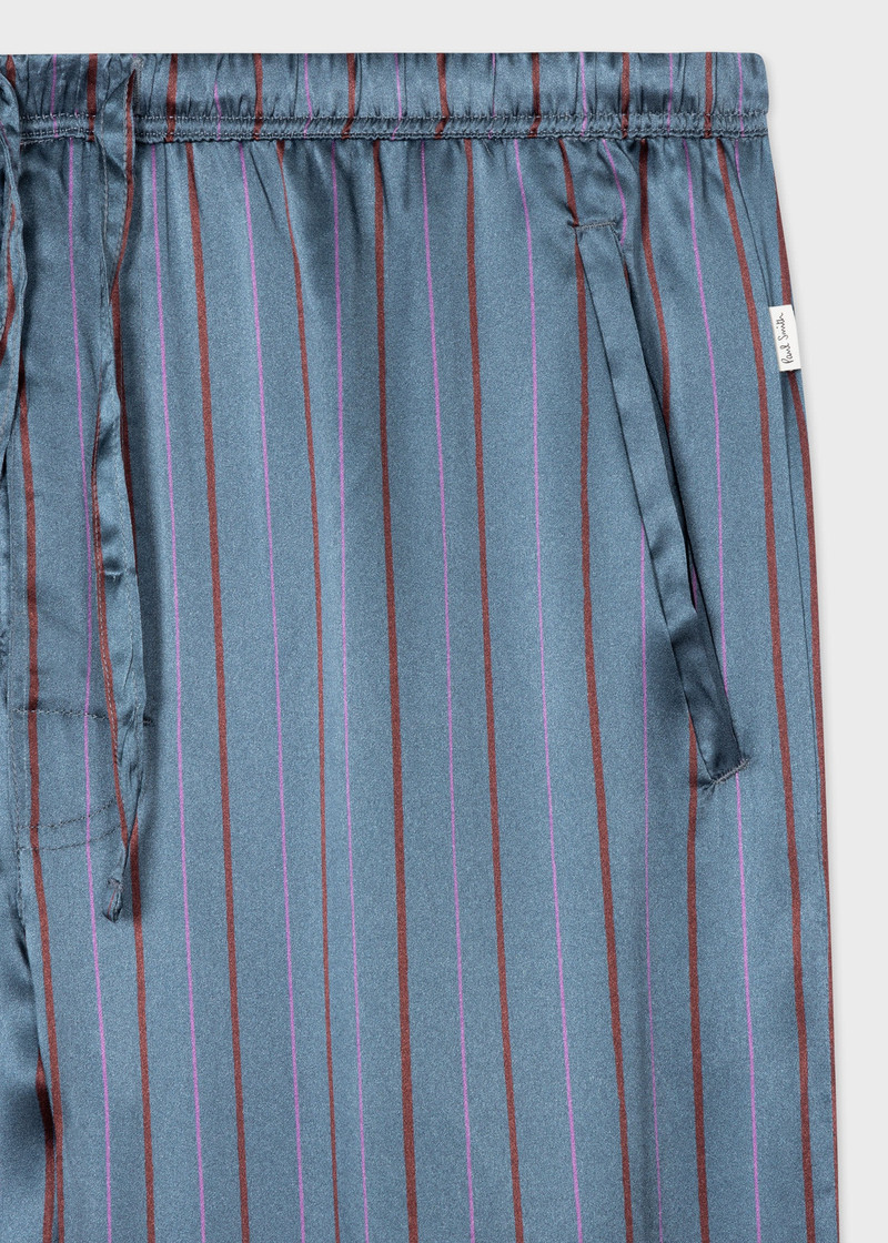 Silk Stripe Pyjamas 4
