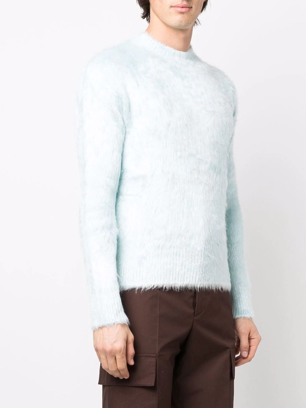 textured knit jumper - 3