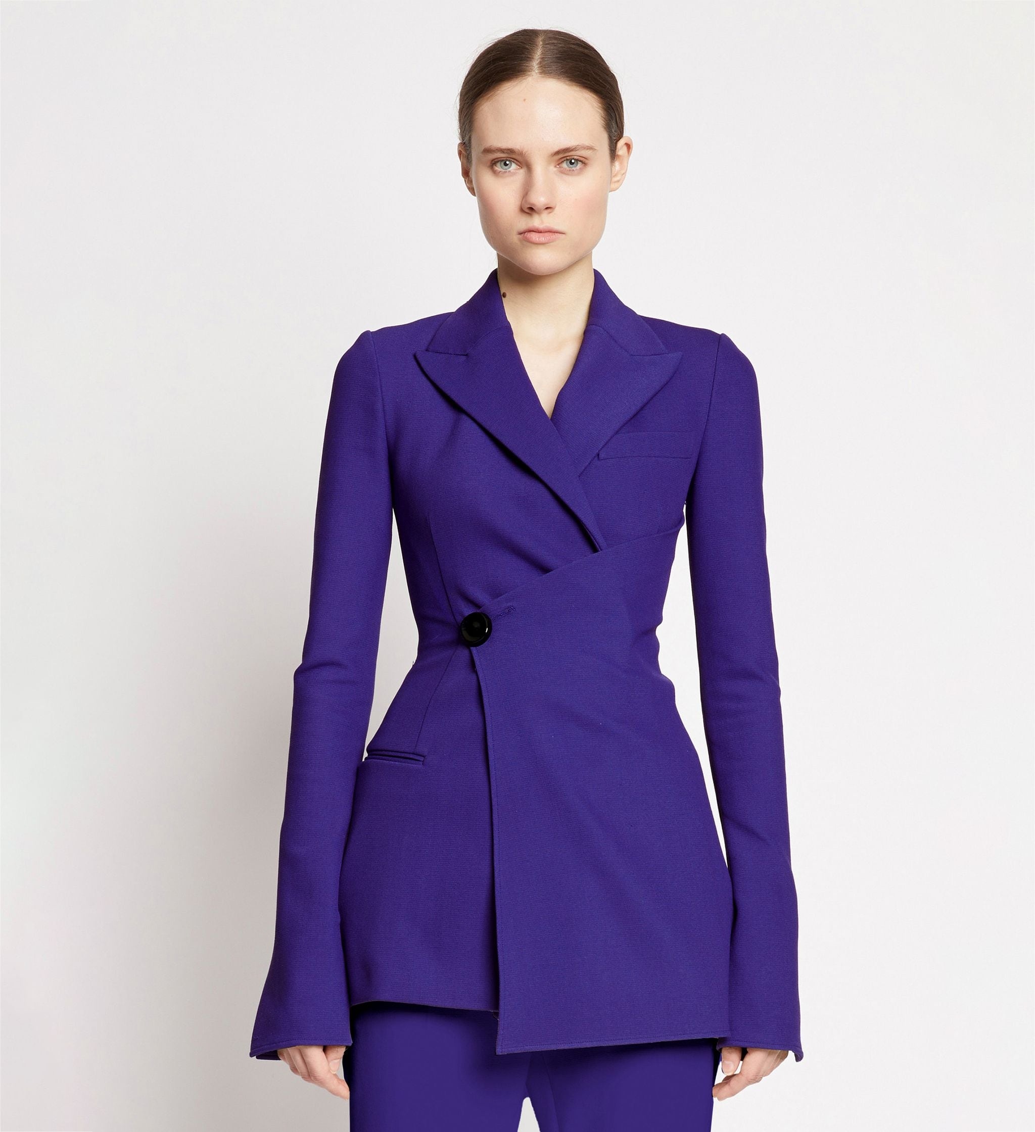 Bi-Stretch Crepe Cinched Jacket - 2