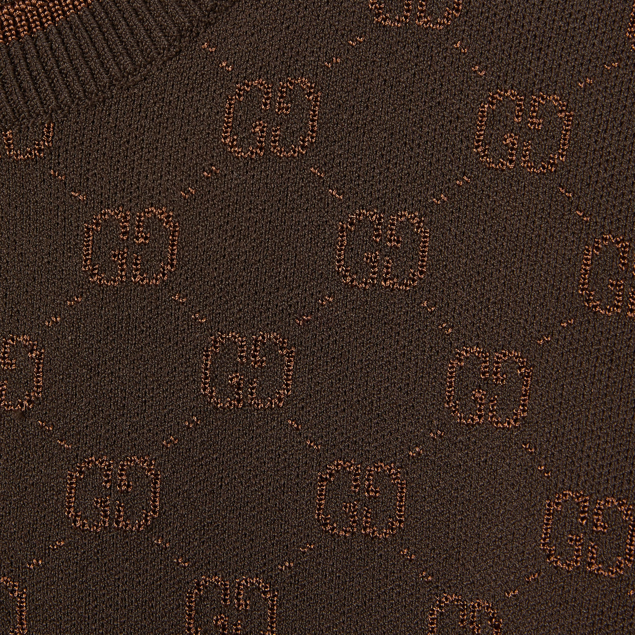 Stretch GG viscose jacquard cardigan - 6