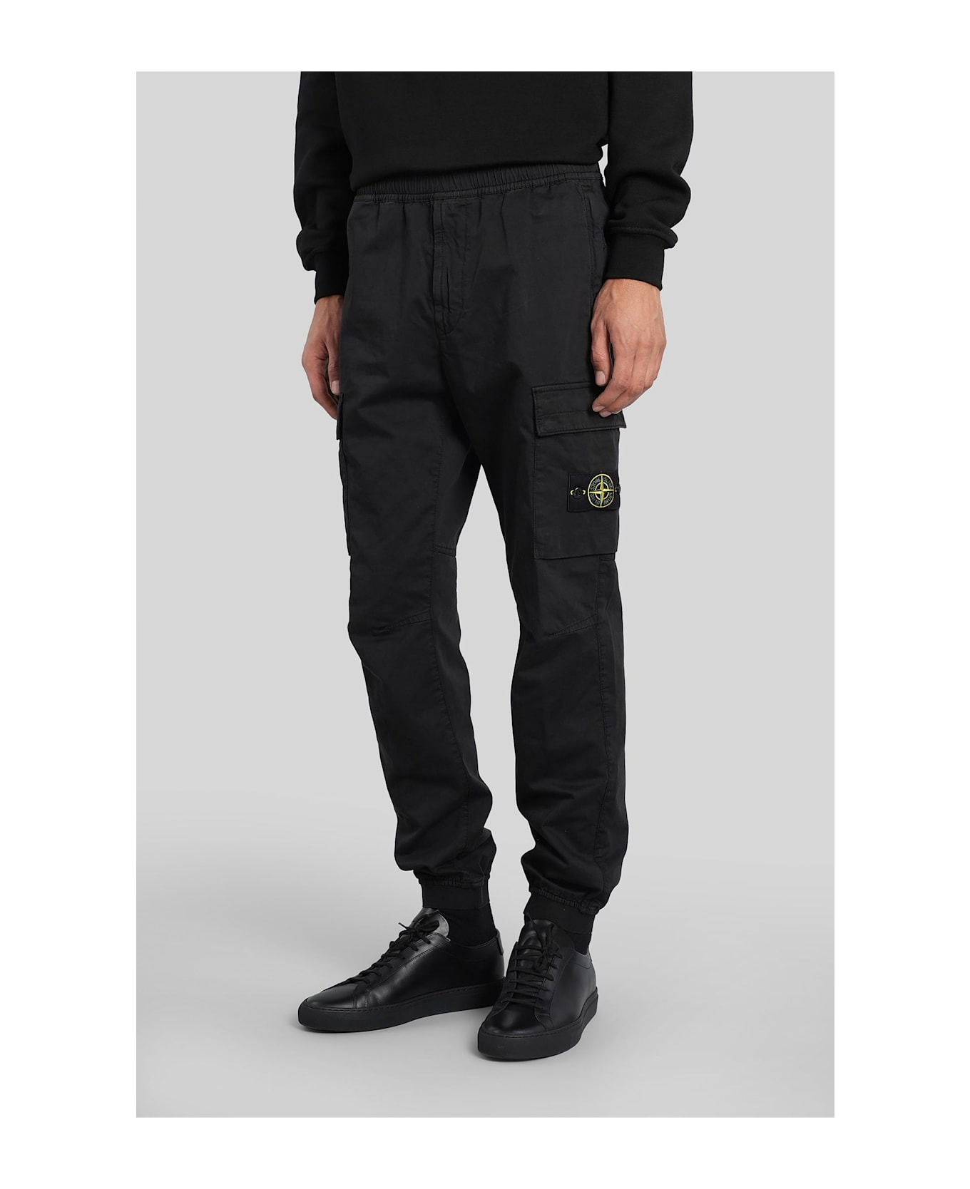 Pants In Black Cotton - 4