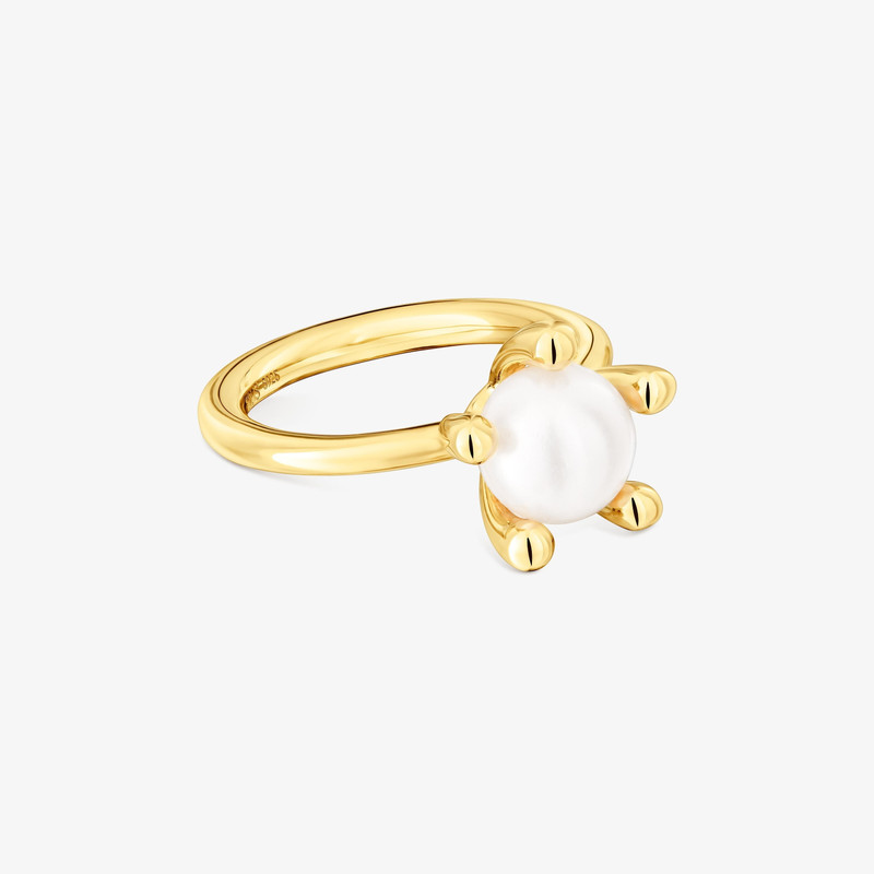 TOUS 18K gold vermeil Ring with cultured pearl TOUS Garden outlook