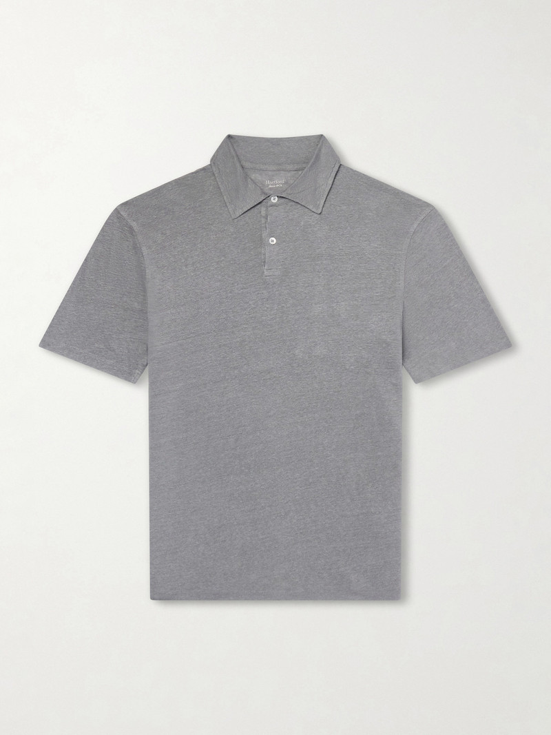 Knitted Linen Polo Shirt 1