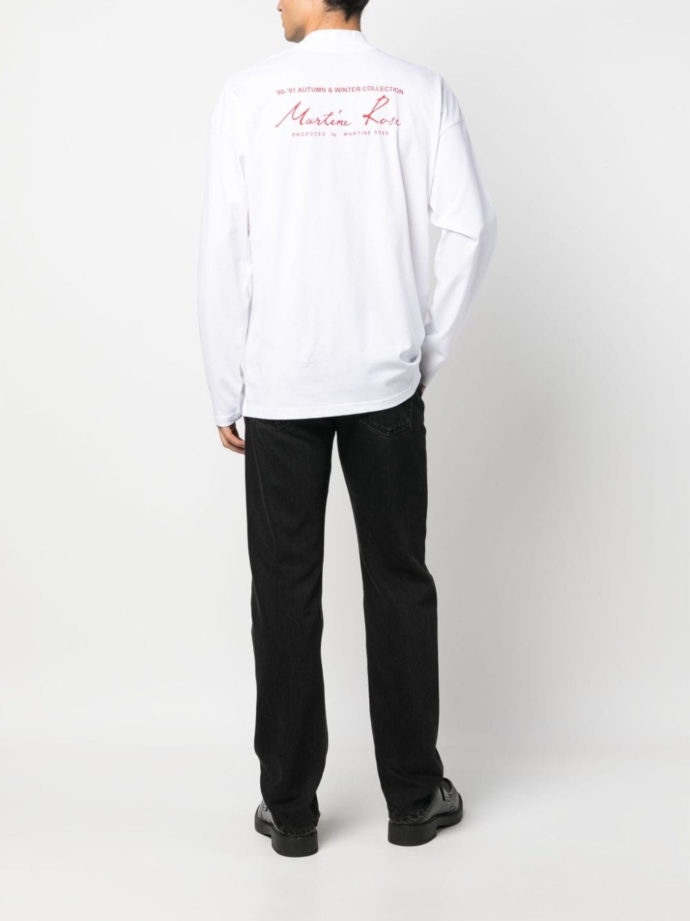 logo-print cotton T-shirt - 3
