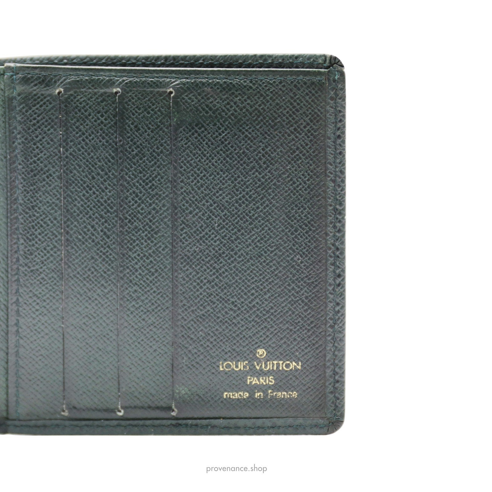 Louis Vuitton ID Bifold Wallet - Epicea Green Taiga Leather - 8