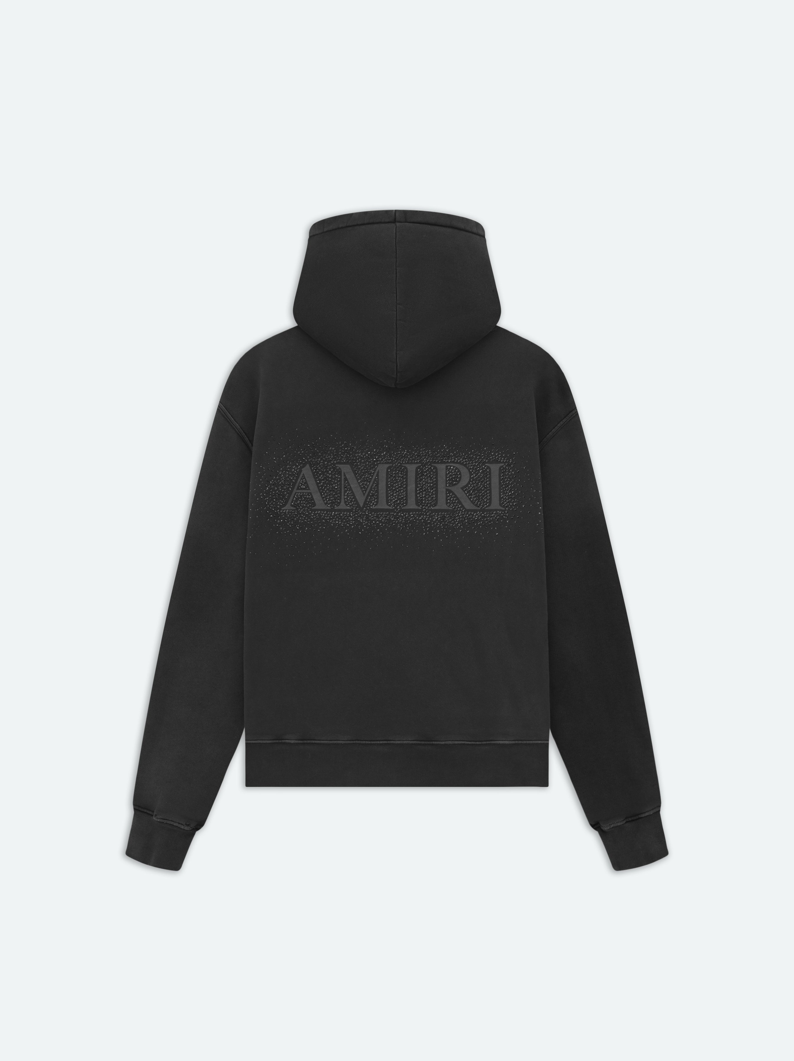 AMIRI CRYSTAL BURST HOODIE- Faded Black | REVERSIBLE