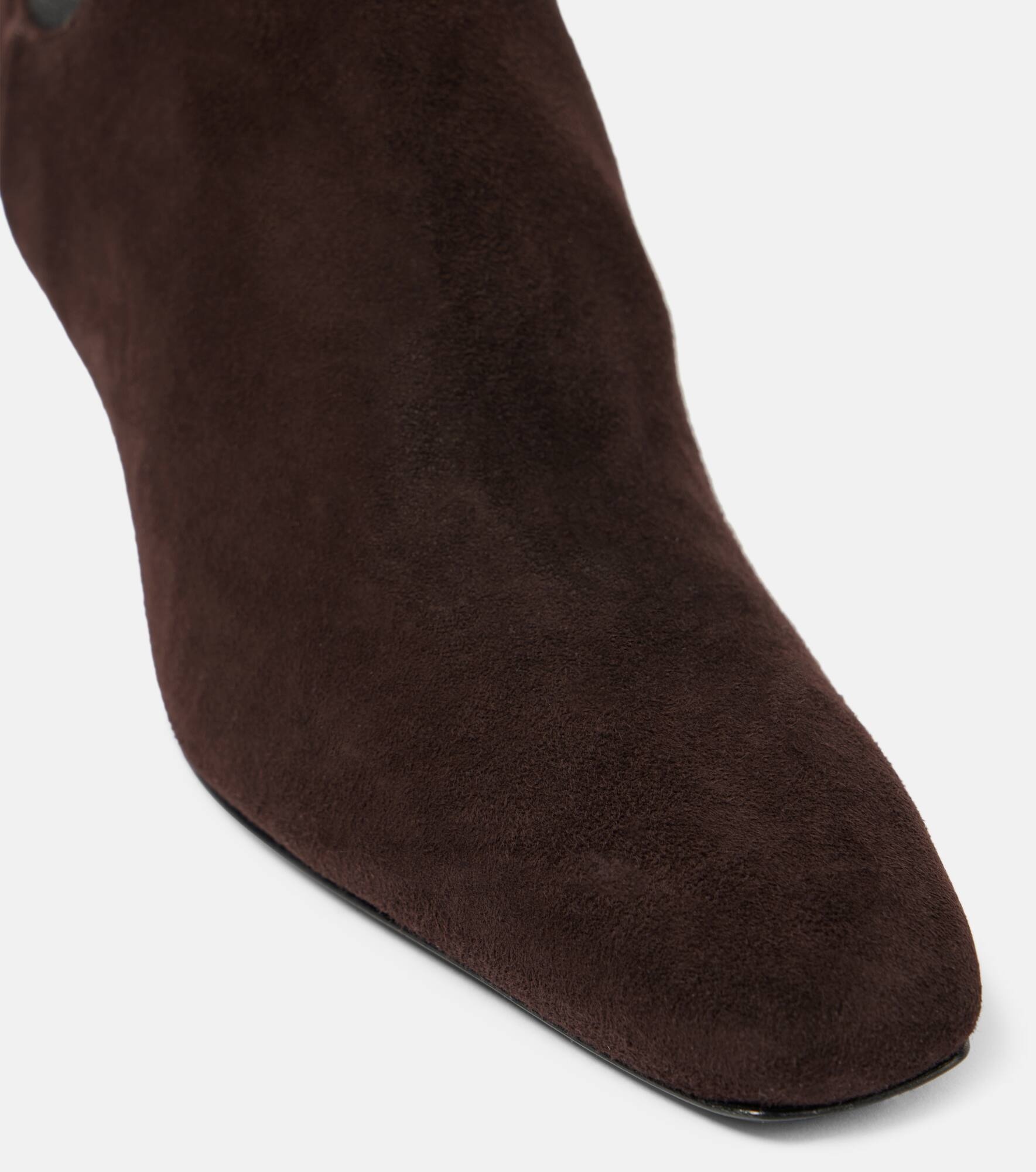 Suede ankle boots - 5