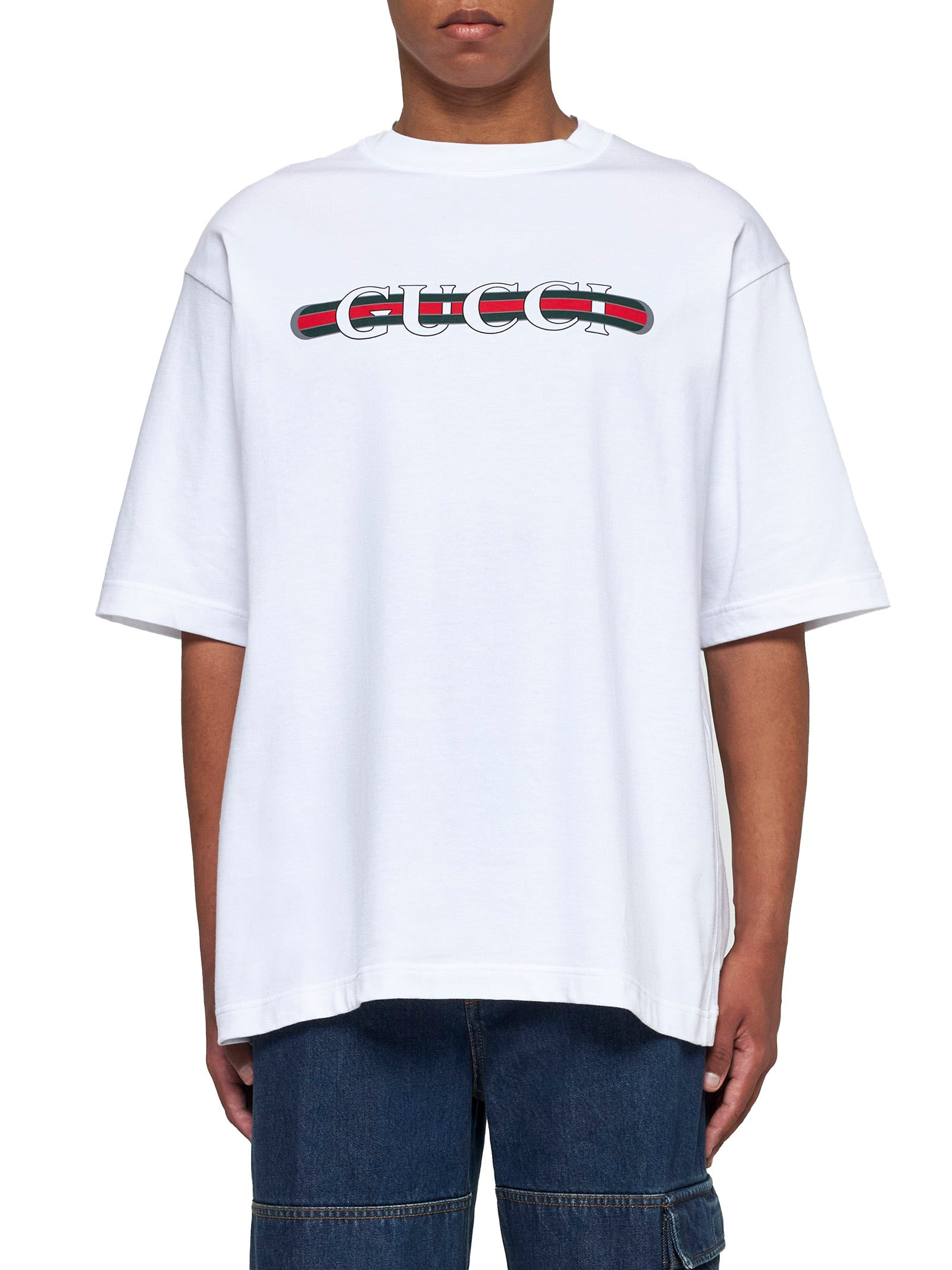 Gucci Men Cotton Jersey T-Shirt With Print - 2