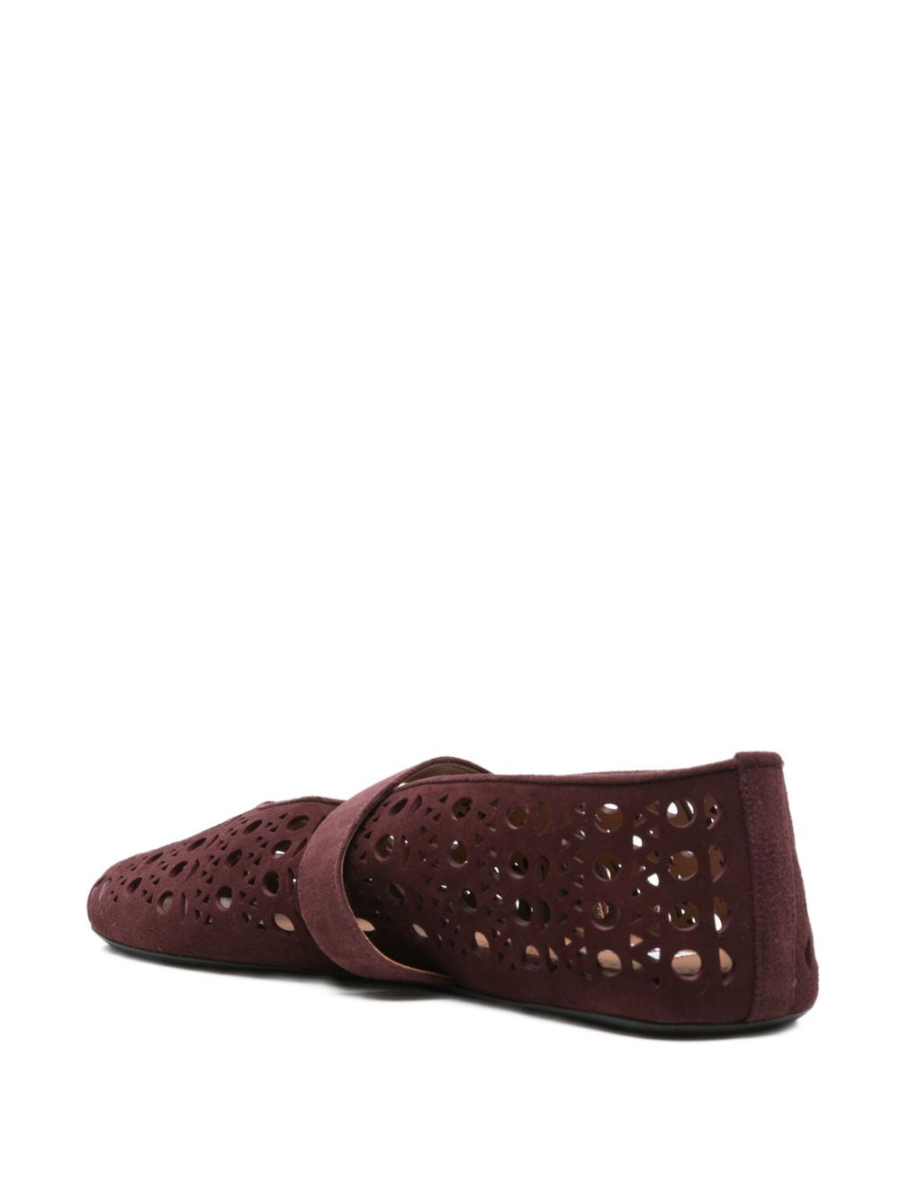 cut-out buckle ballet flats - 3