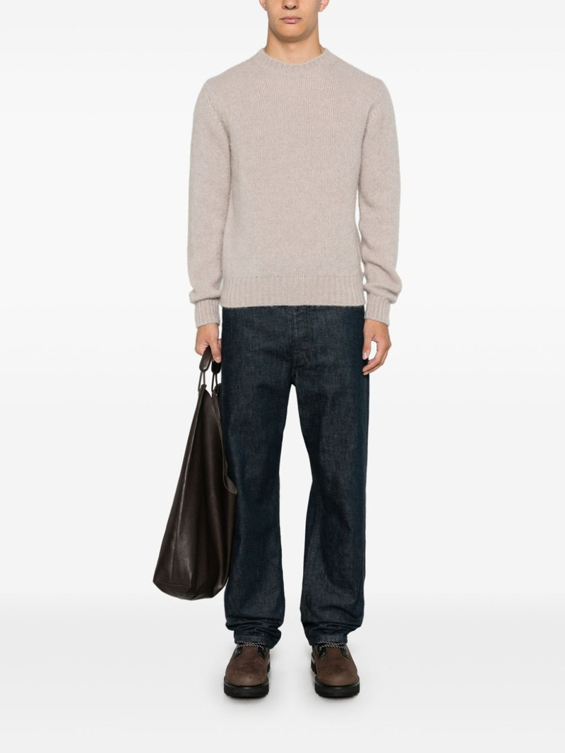 Herno brushed-finish sweater outlook