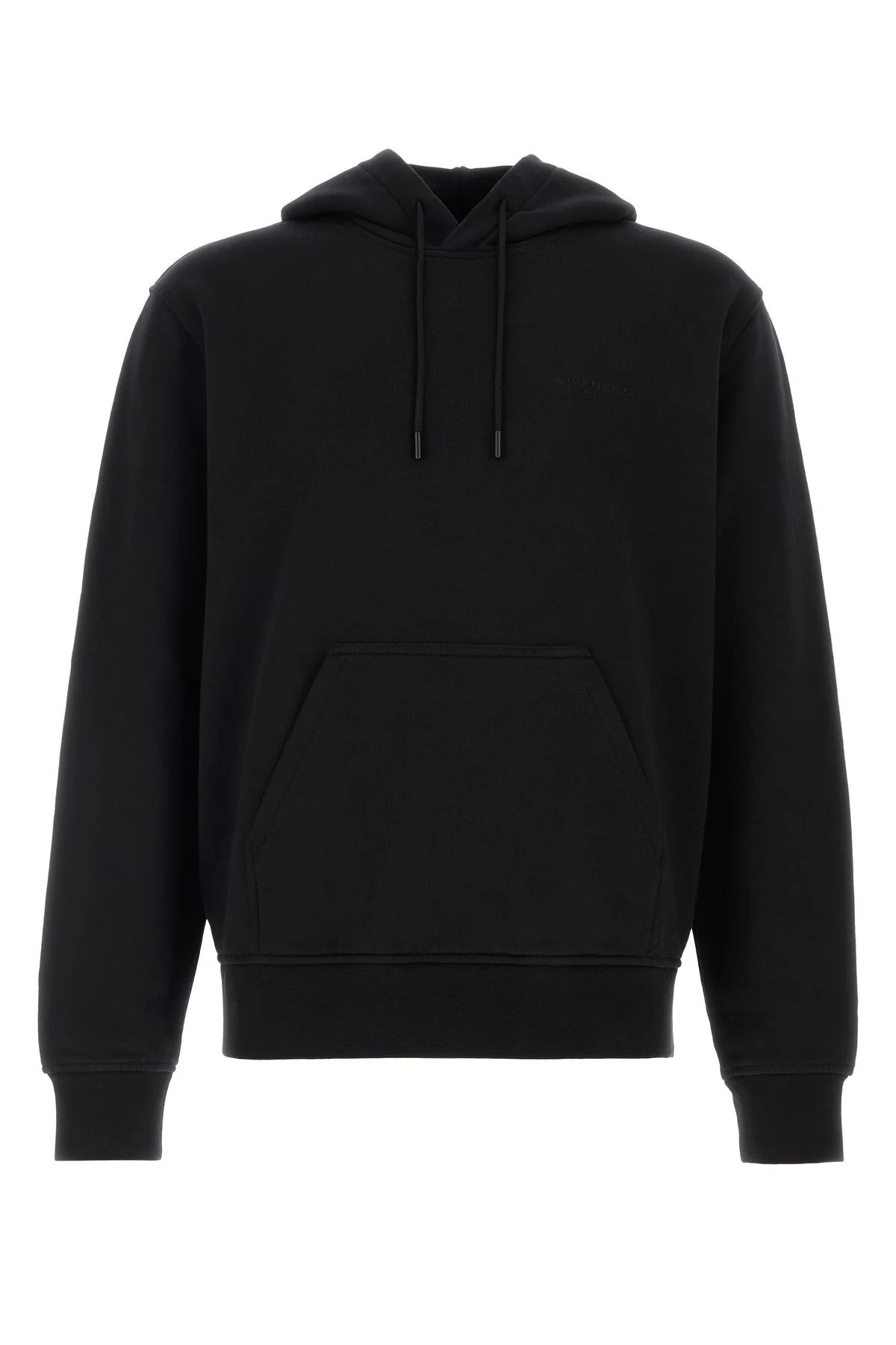 Black cotton sweatshirt - 1