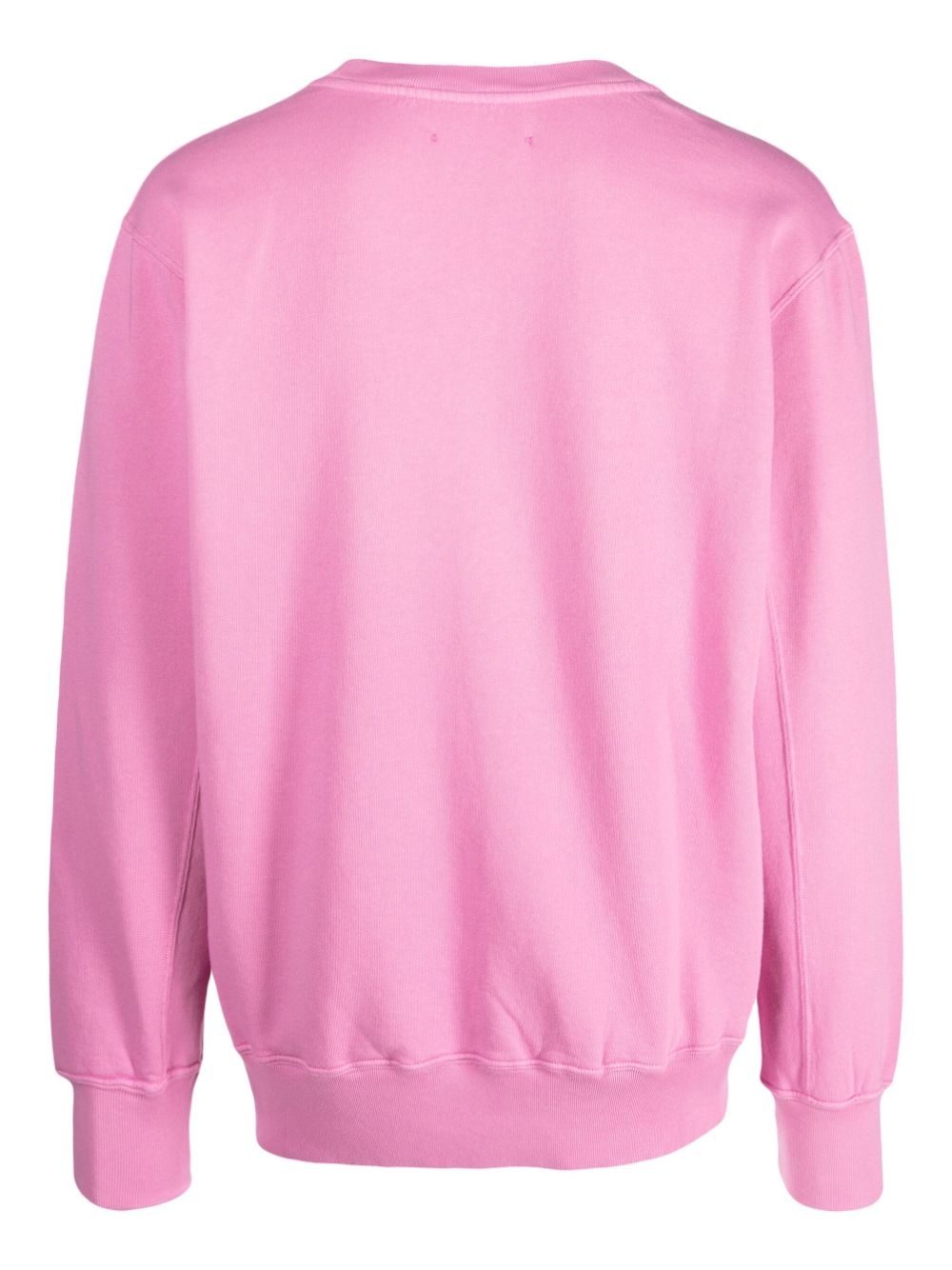 logo-print cotton sweatshirt - 2