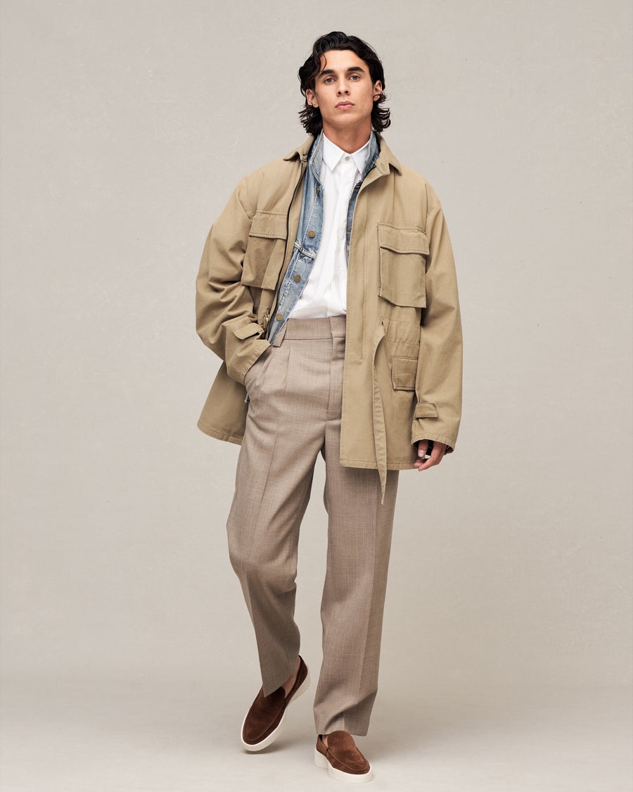 Double Pleated Trouser - 6