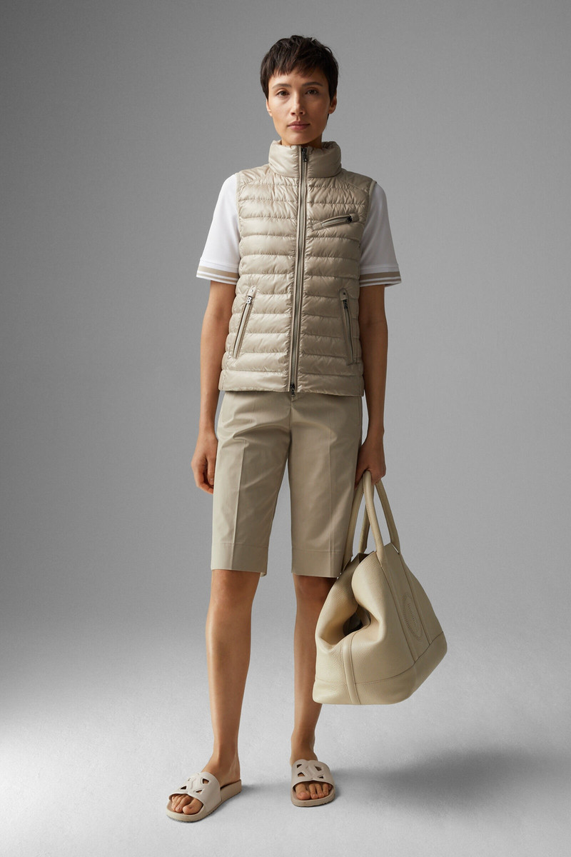 BOGNER Florisa lightweight down vest in Beige outlook
