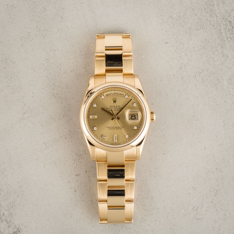 Rolex Day-Date 118208 Yellow Gold Oyster - 6