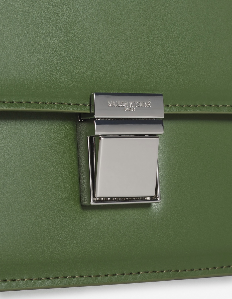 MAISON KITSUNE｜ (MINI PREPPY BAGUETTE(MW05146LR0001-P19 Maison Kitsuné Mini Preppy Baguette Bag | italist