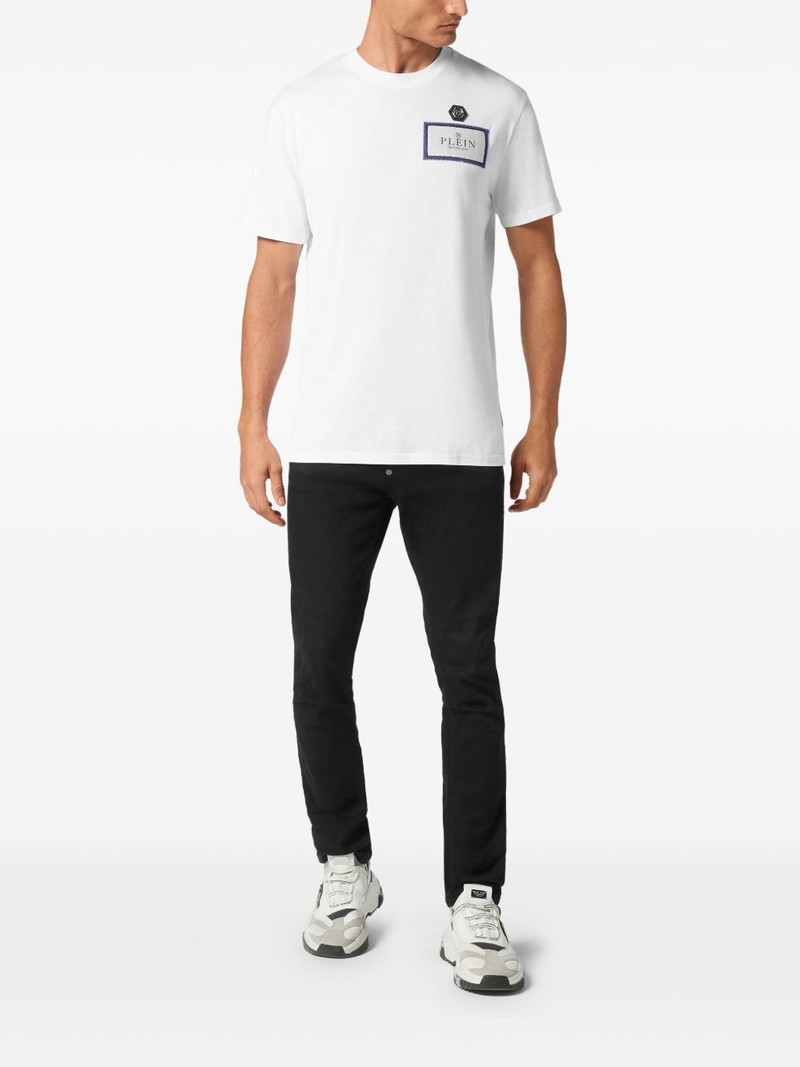 PHILIPP PLEIN patch-detail T-shirt outlook