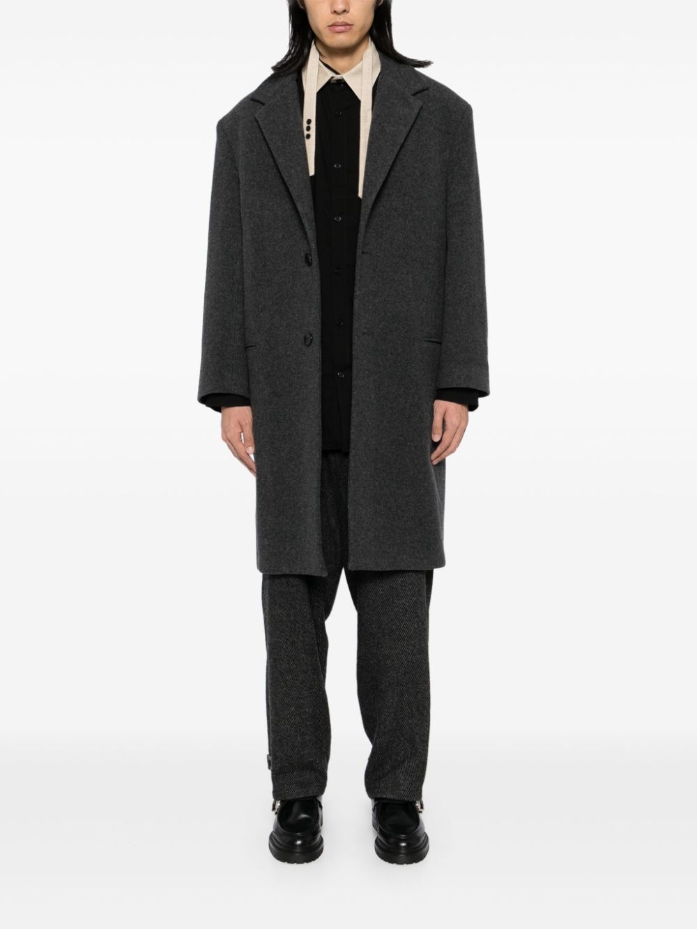 twill tapered trousers - 2
