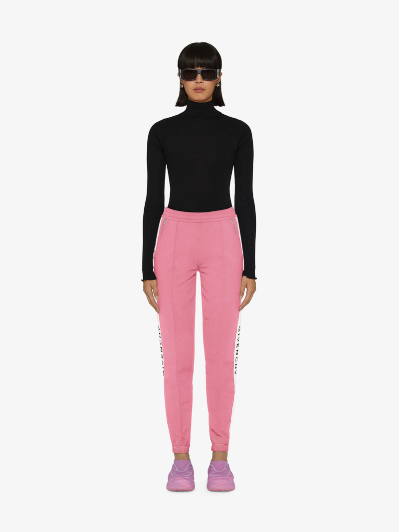 Givenchy SLIM-FIT JOGGER PANTS IN JERSEY WITH GIVENCHY BANDS outlook