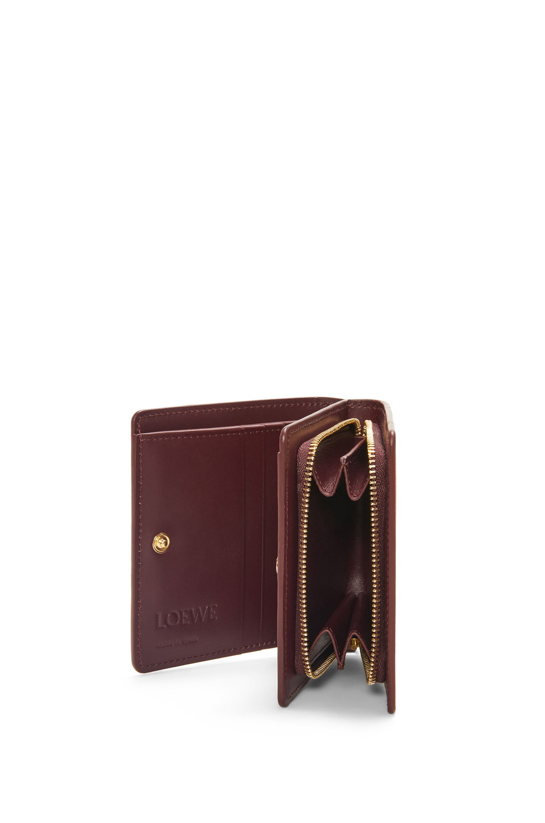 Loewe Puzzle compact zip wallet in classic calfskin | REVERSIBLE