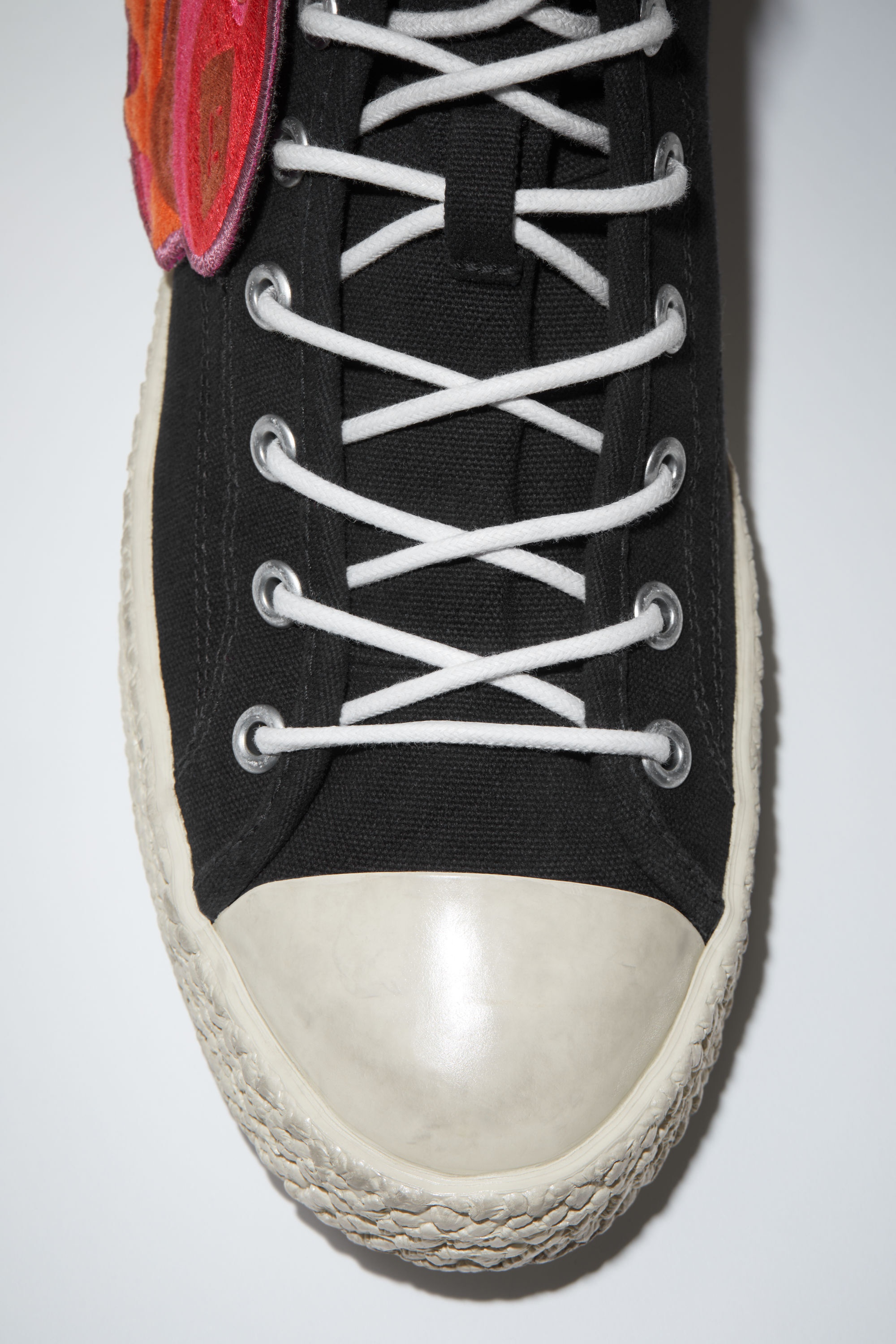 Print high top sneakers - Black/off white - 6