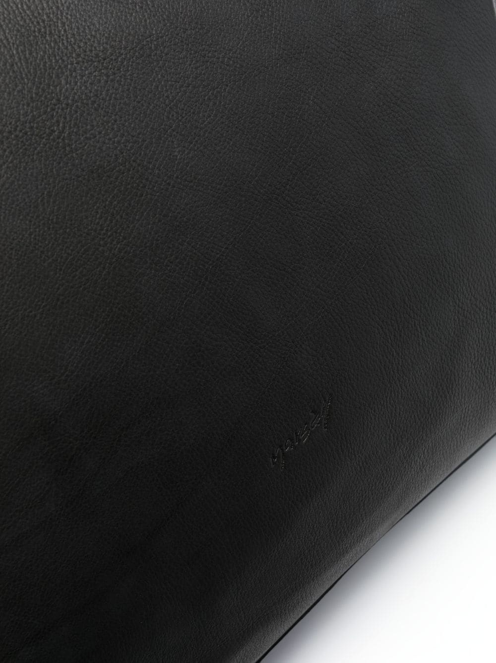 logo-debossed leather tote bag - 4