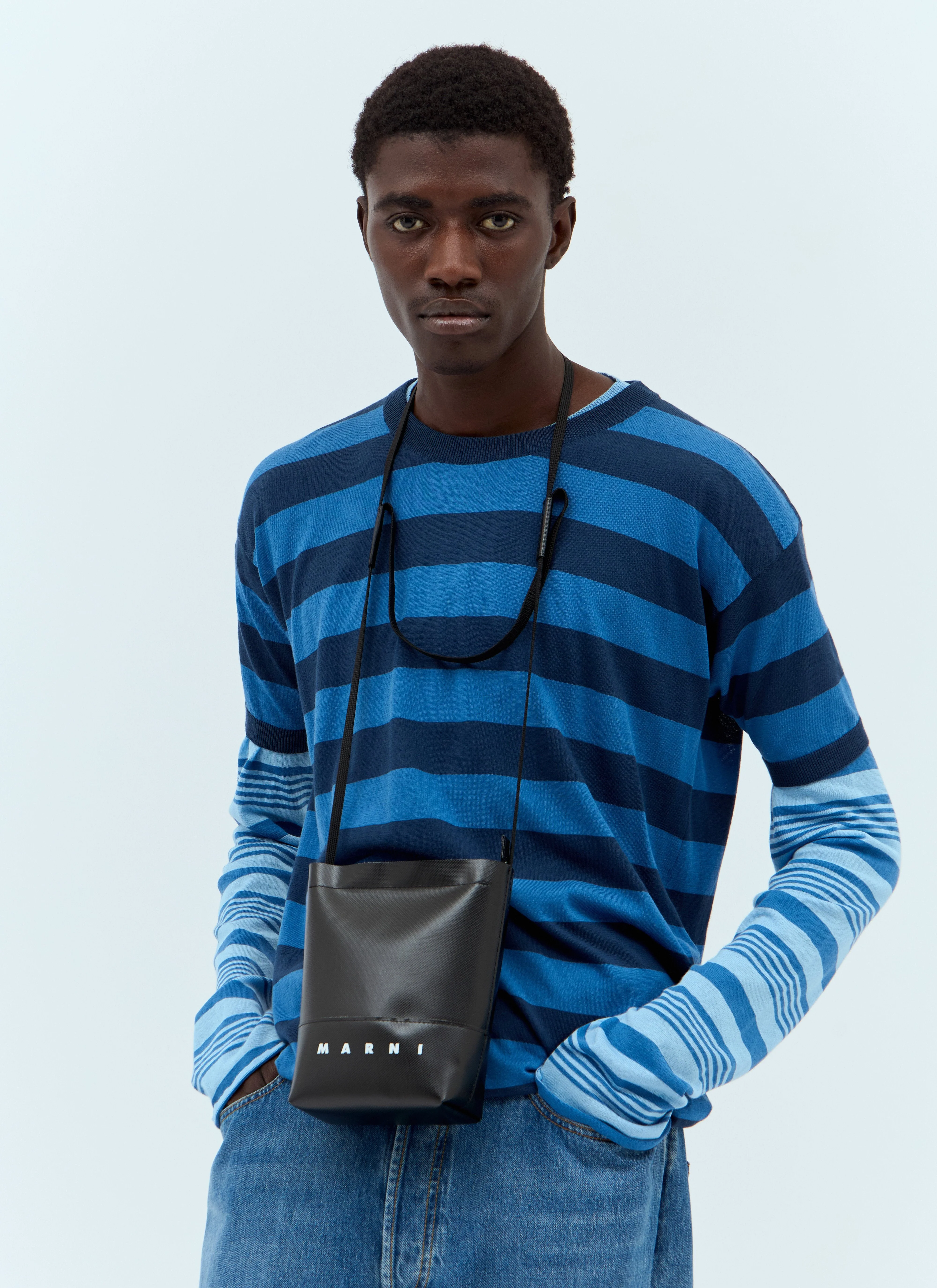 Marni Men Shoelace Strap Crossbody Bag - 1