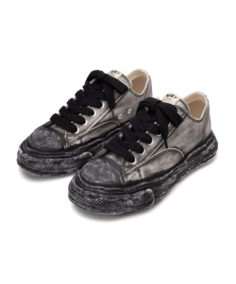 【EXCLUSIVE EDITION】"PETERSON23" OG Sole Faded Leather Low-top Sneaker 10