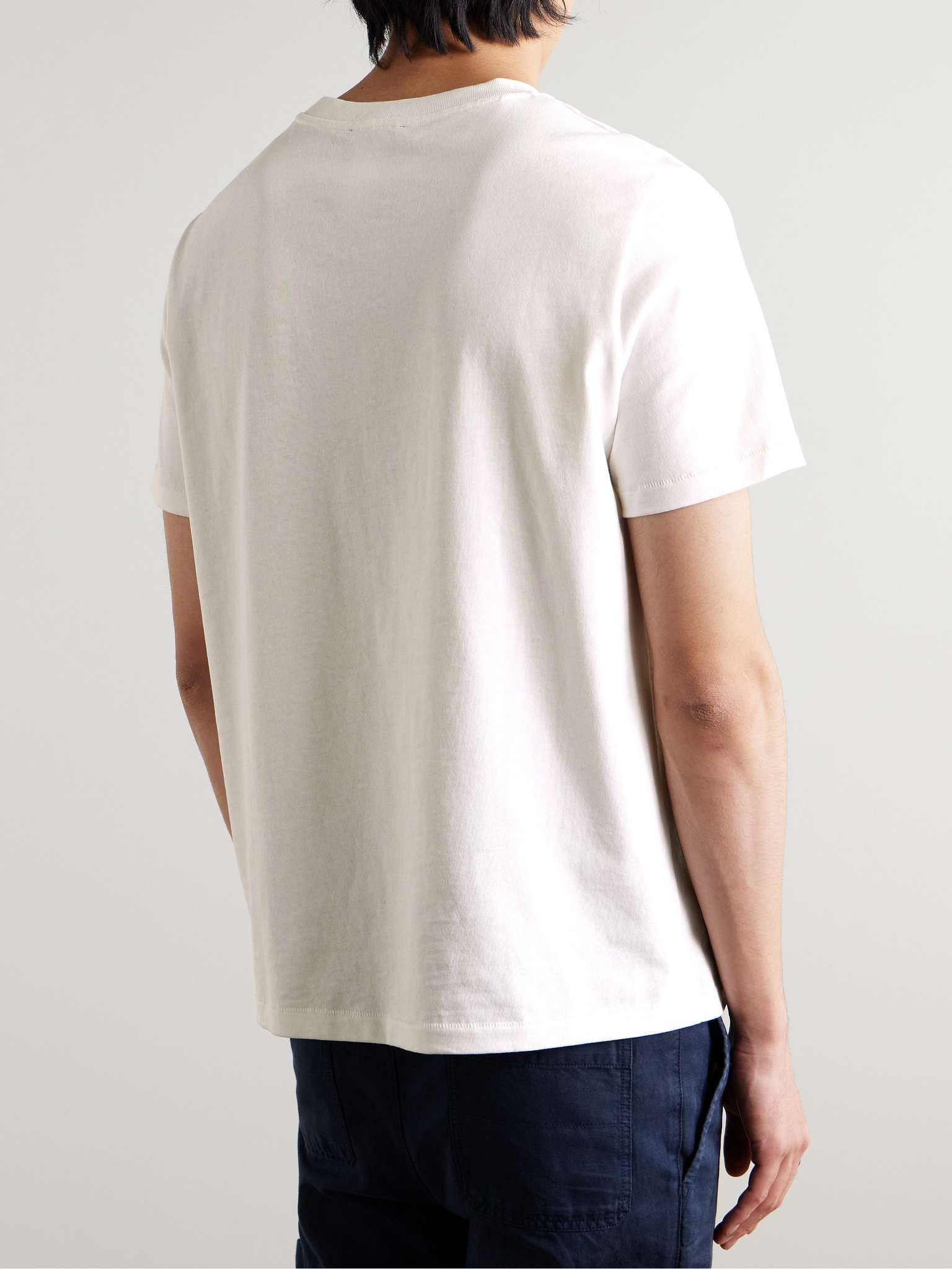 Logo-Print Organic Cotton-Jersey T-Shirt - 4