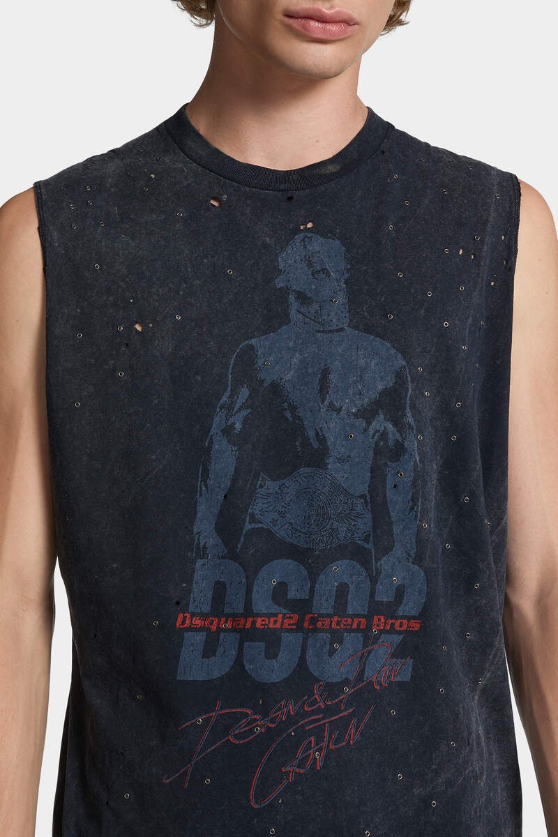 ROCK WASH CIGARETTE FIT T-SHIRT - 5