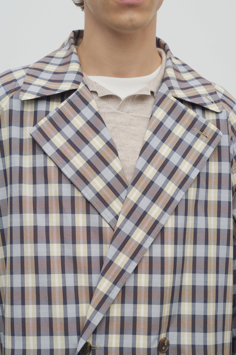 Delancy Coat in Silk and Cotton 7