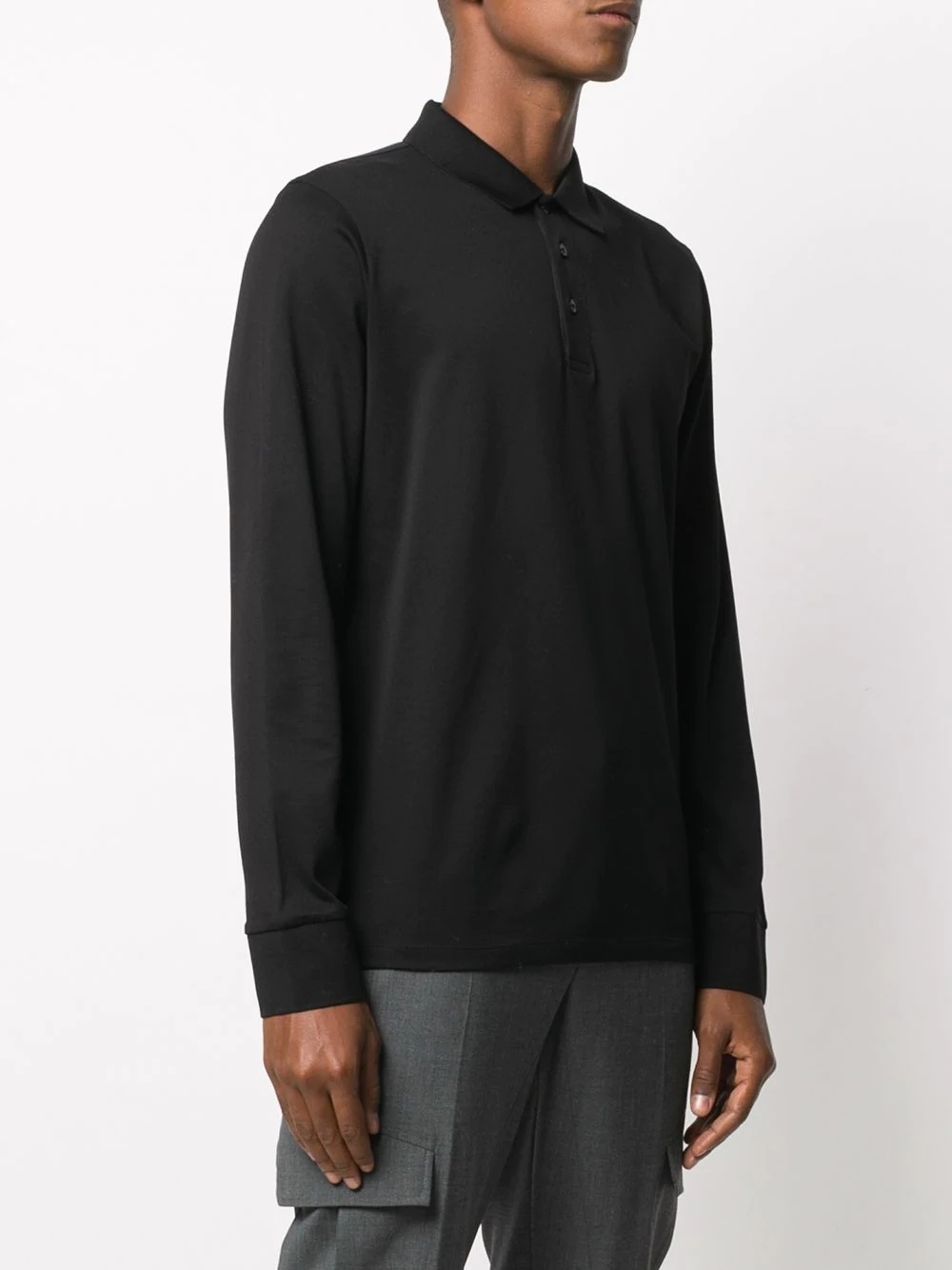 long sleeved polo shirt - 3