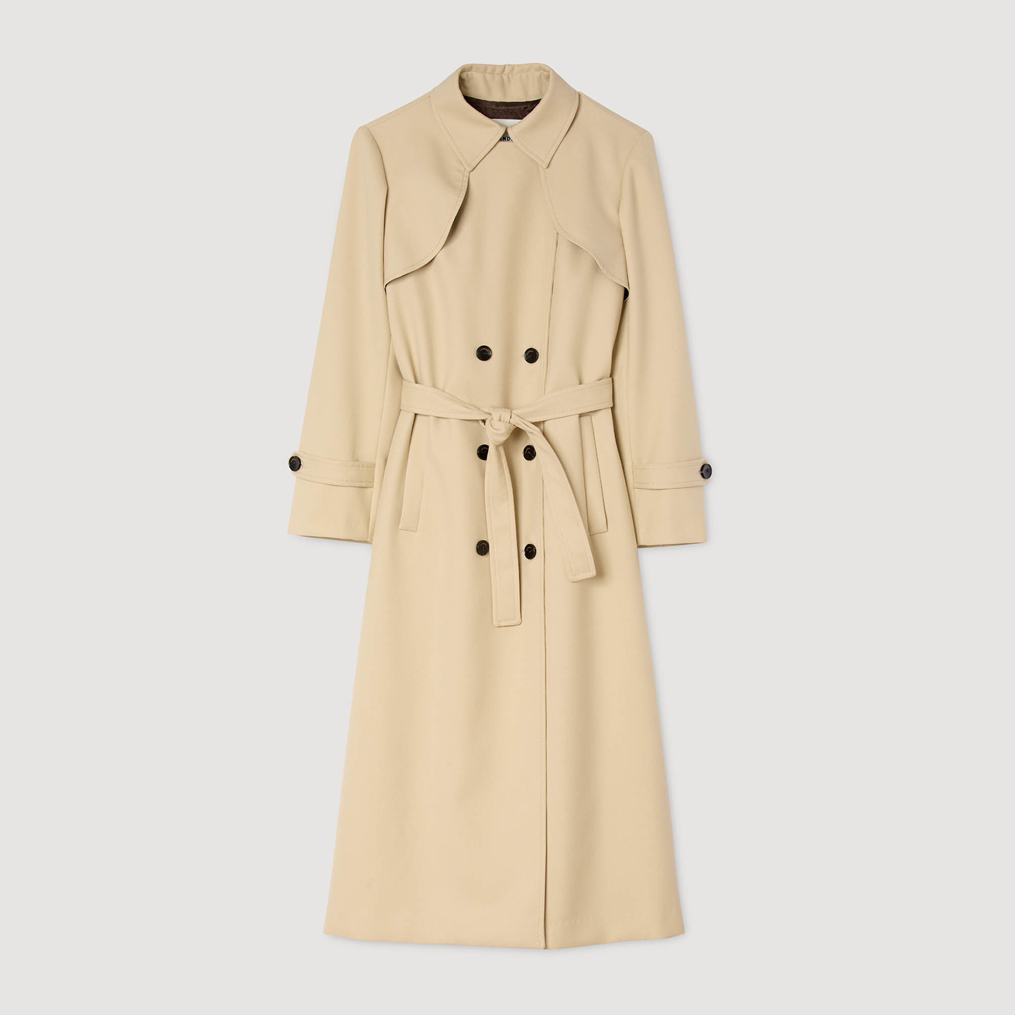BELTED DOUBLE-BREASTED TRENCH - 6