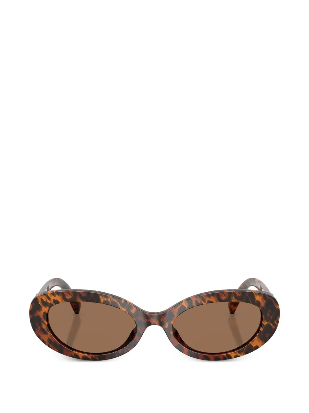 oval-frame sunglasses - 1