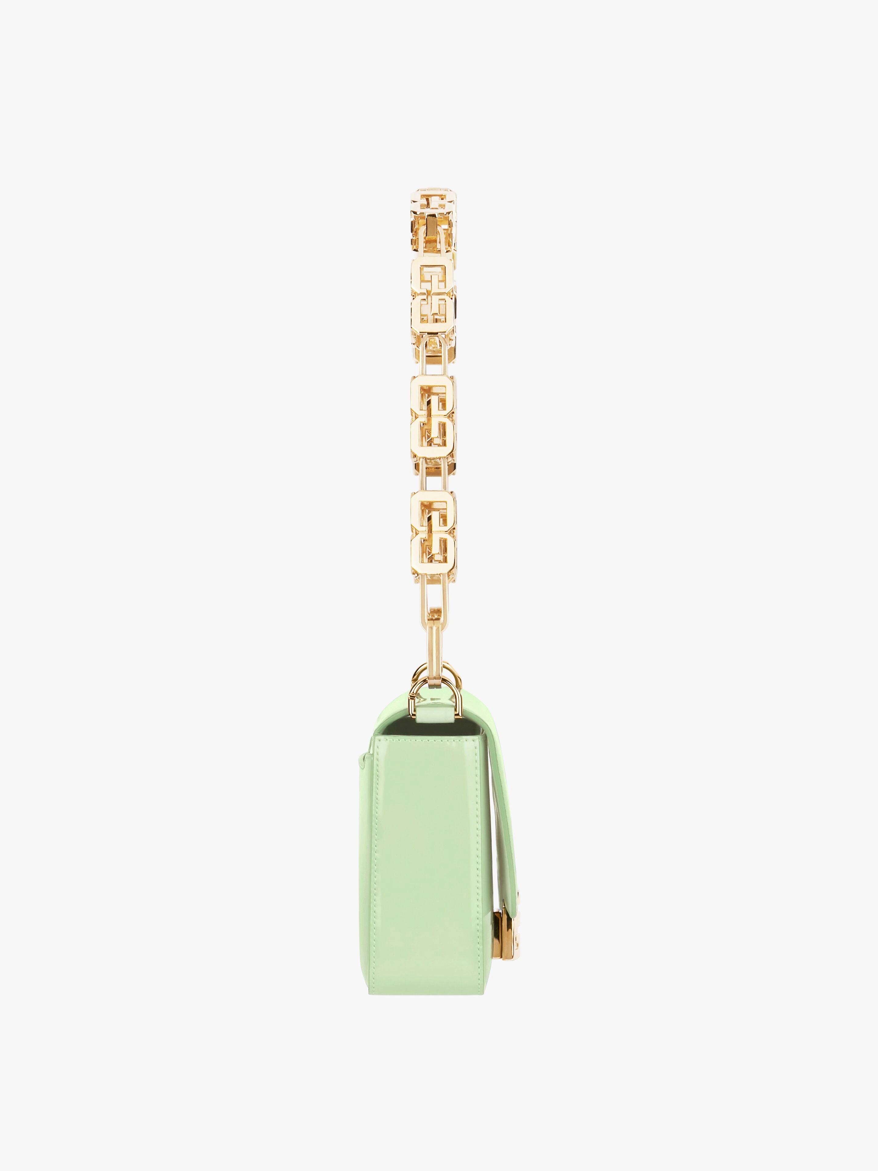 MEDIUM 4G BAG IN SHINY LEATHER WITH CHAIN - 3