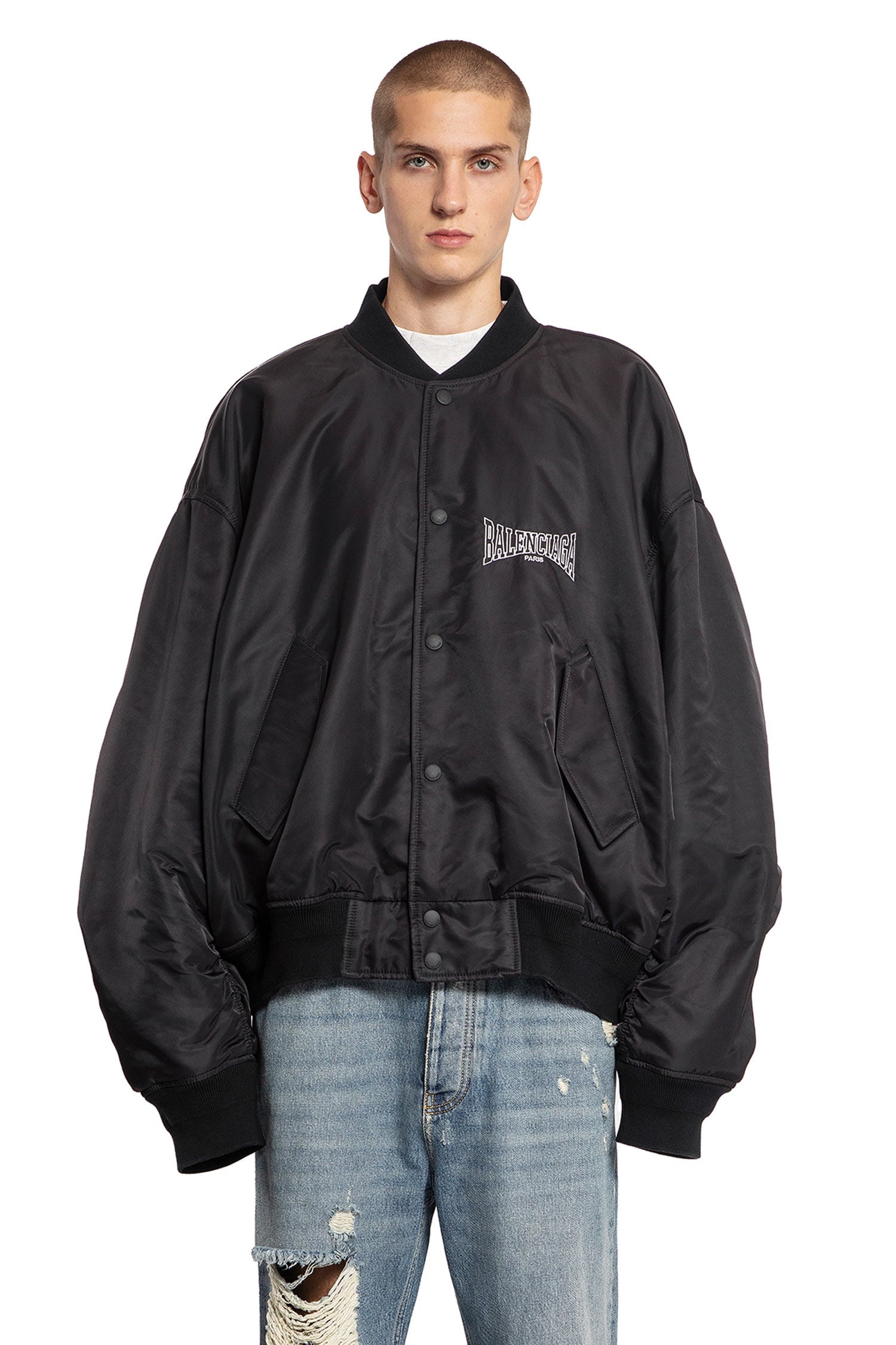 Balenciaga-Boxing-Varsity-Jacket-In-Bomber-Nylon - 1