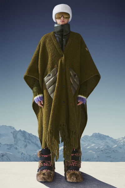 Moncler Wool And Mohair Cape outlook