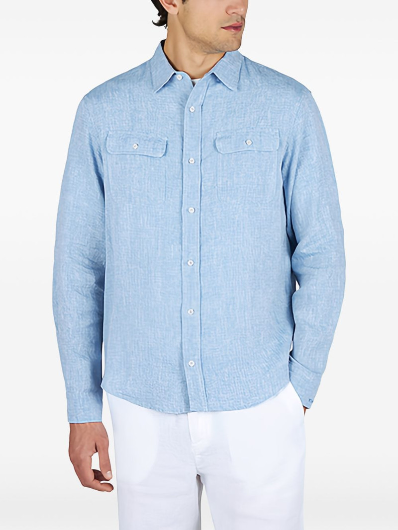 Paul & Shark pocket linen shirt outlook